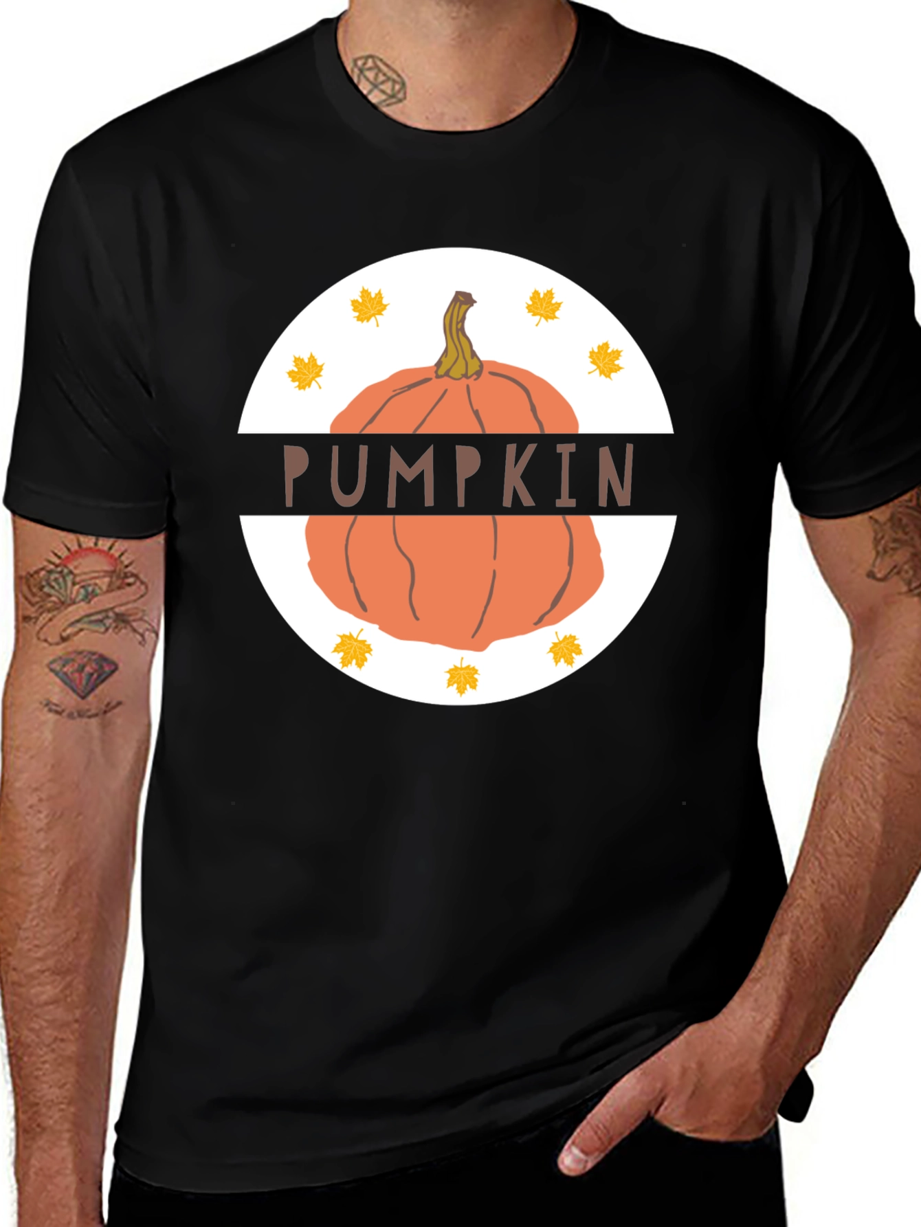 Pumpkin Graphic Tee - Fall Harvest Apparel
