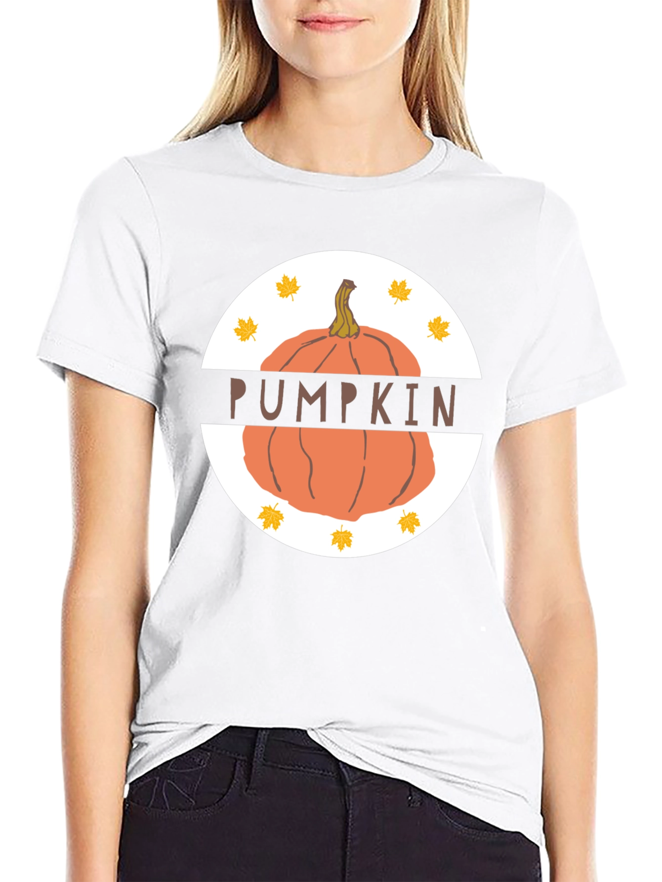 Pumpkin Graphic Tee - Fall Harvest Apparel