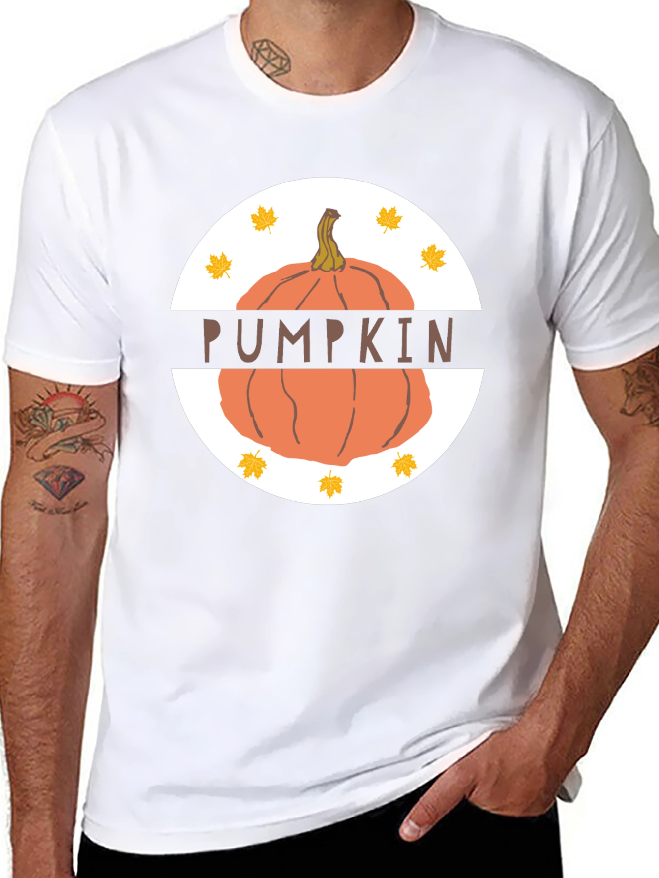 Pumpkin Graphic Tee - Fall Harvest Apparel