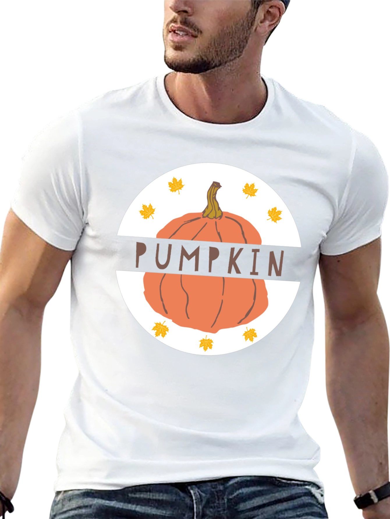 Pumpkin Graphic Tee - Fall Harvest Apparel