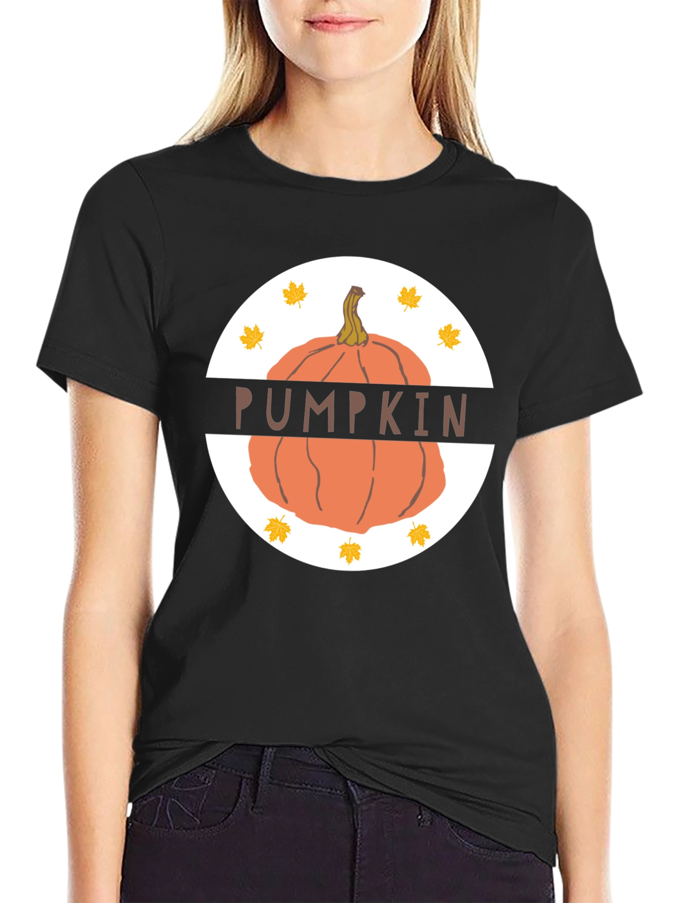 Pumpkin Graphic Tee - Fall Harvest Apparel