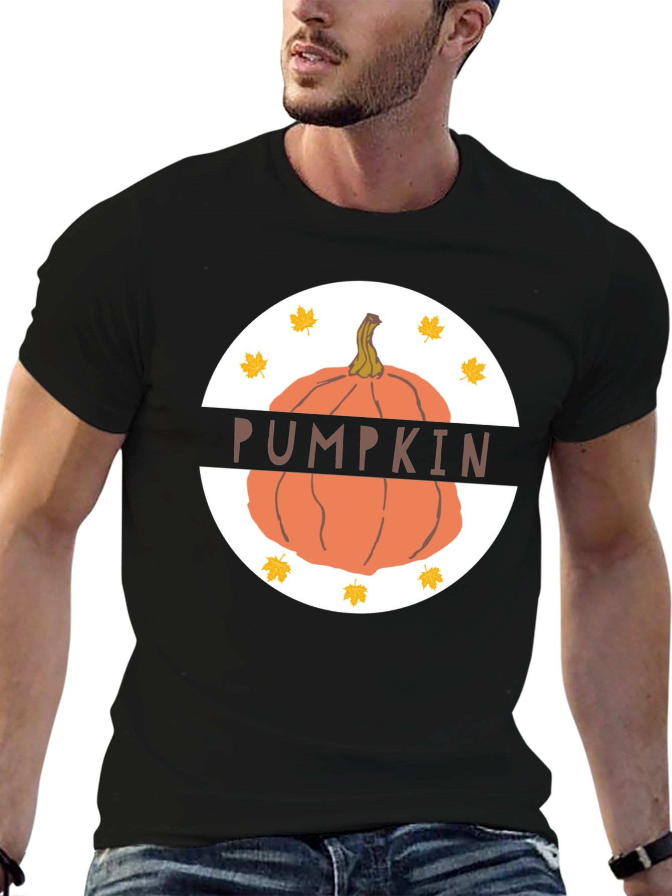 Pumpkin Graphic Tee - Fall Harvest Apparel