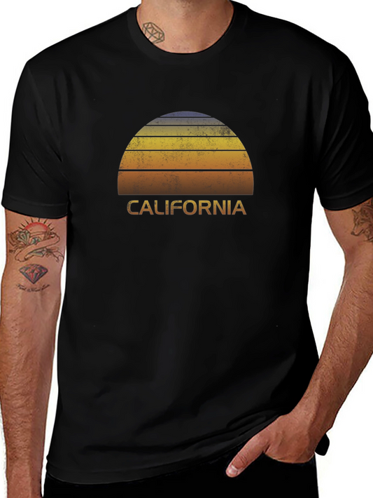 California Sunset T-Shirt - Vintage Style