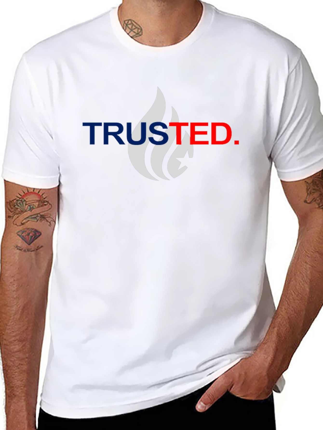 Trusted Graphic Tee - Patriotic Style T-Shirt