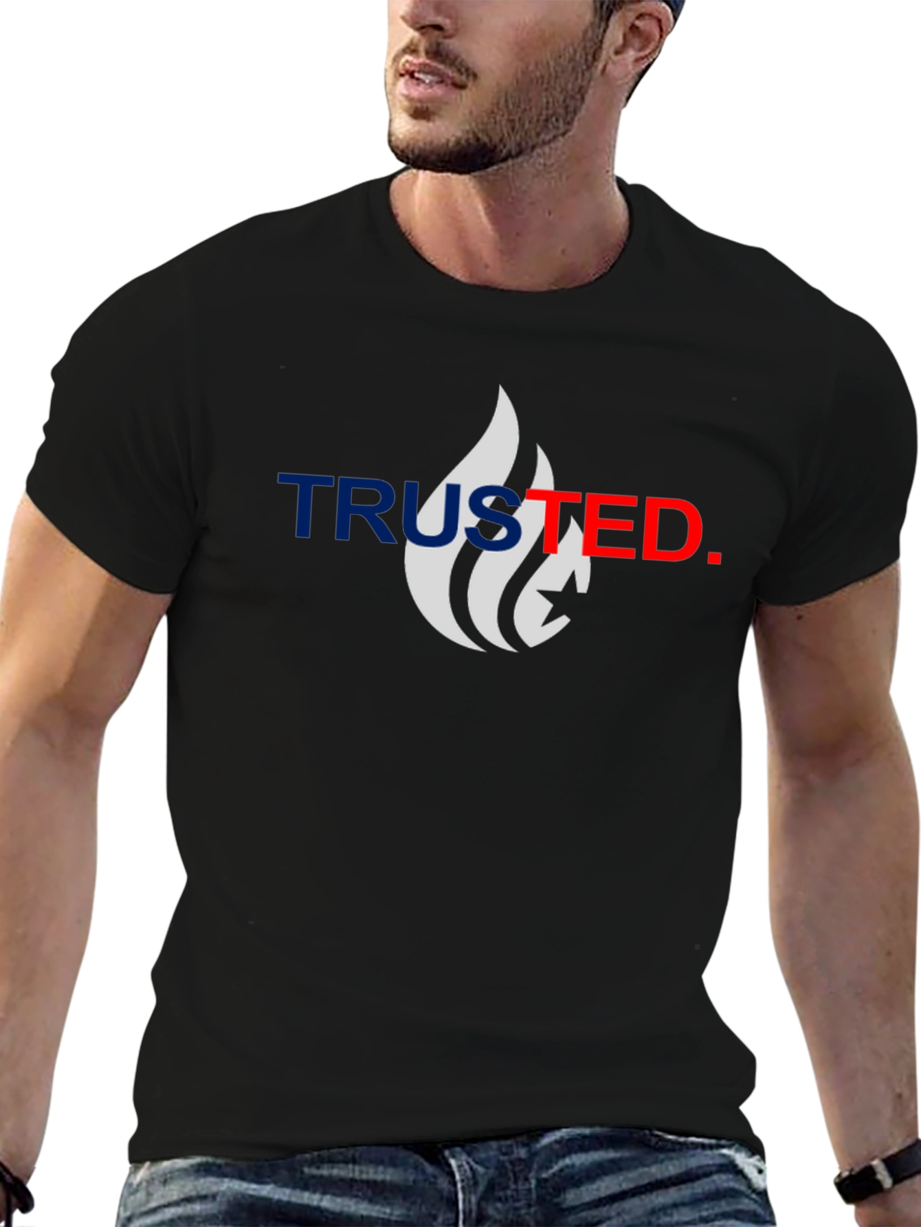 Trusted Graphic Tee - Patriotic Style T-Shirt