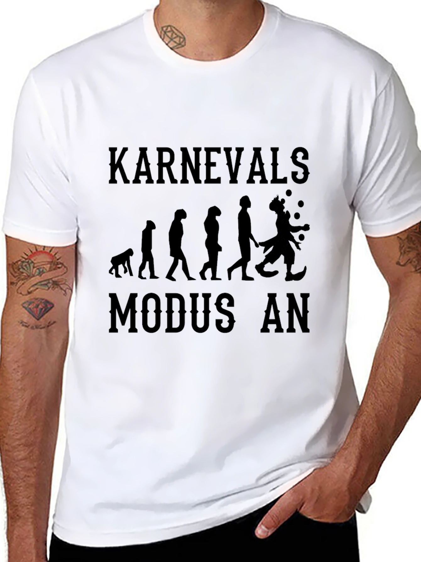 Karneval Evolution Black T-Shirt