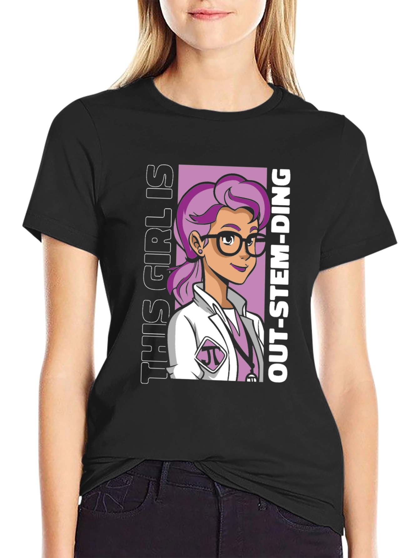 Out-STEM-Ding Girls T-Shirt - STEM Pride Tee