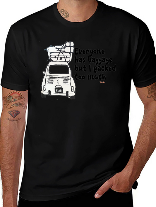 Baggage Car T-Shirt - Quirky Funny Travel Tee