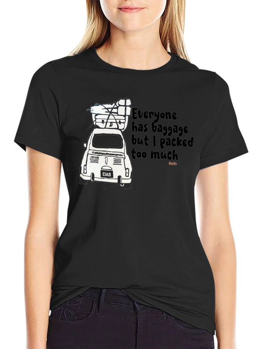 Baggage Car T-Shirt - Quirky Funny Travel Tee
