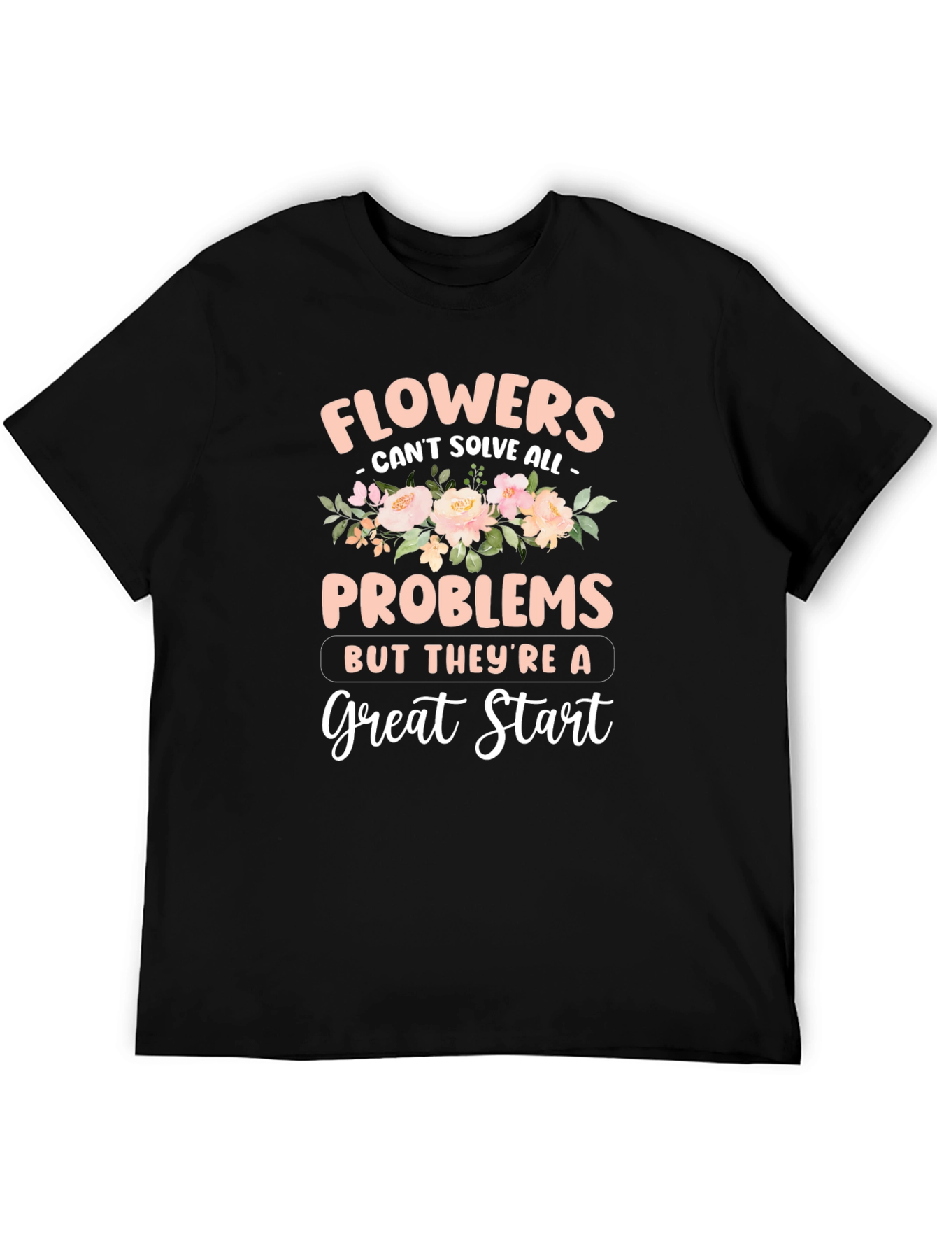 Floral Graphic T-Shirt: Great Start