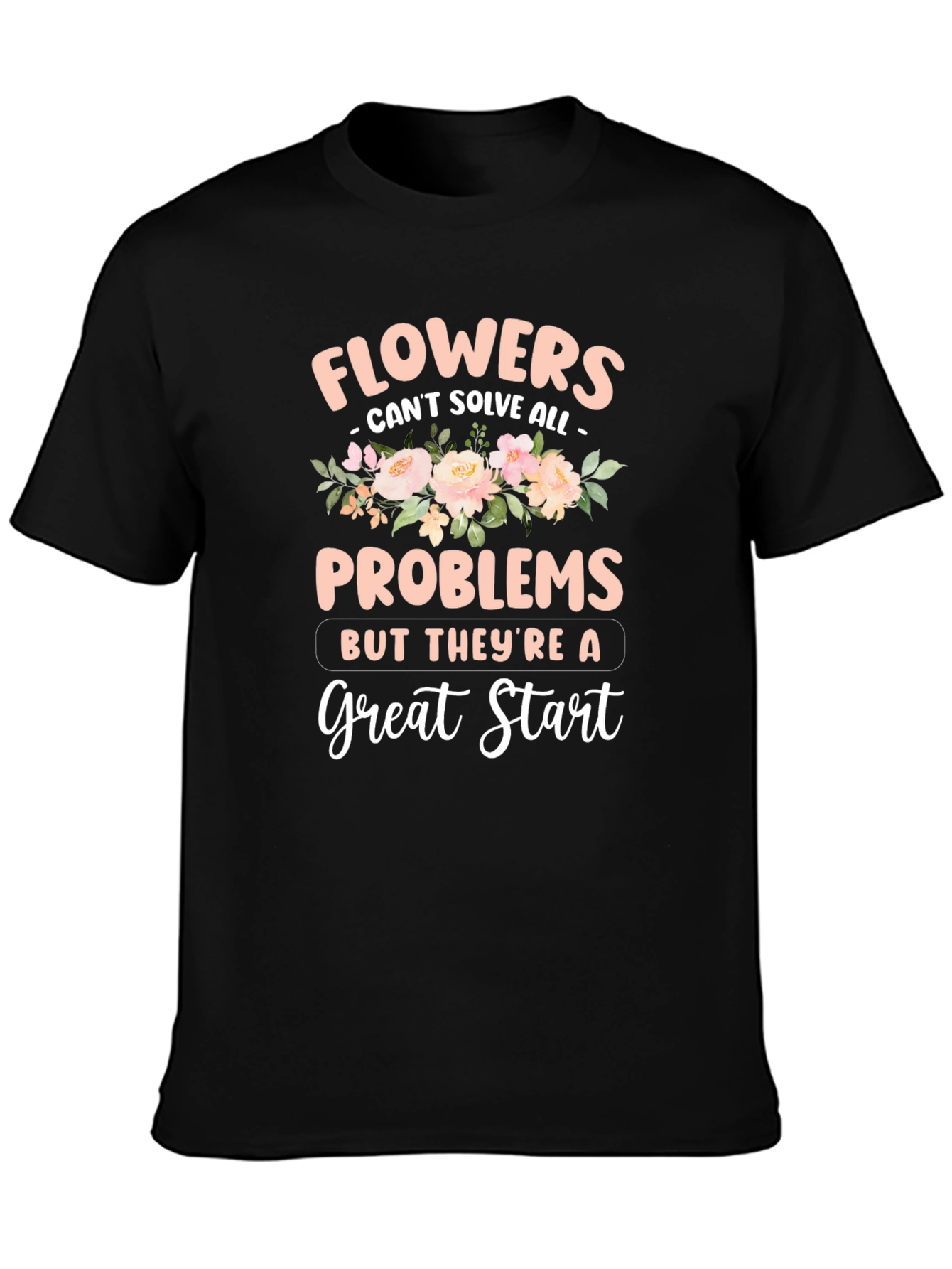 Floral Graphic T-Shirt: Great Start