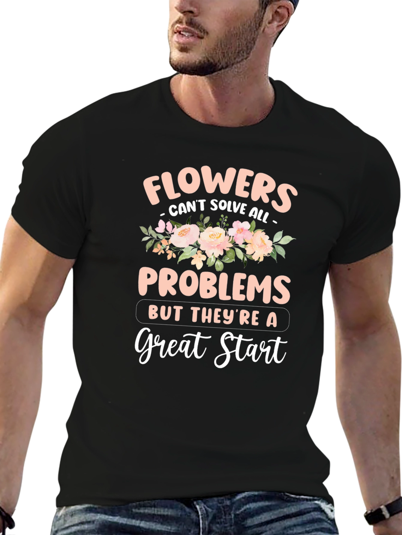 Floral Graphic T-Shirt: Great Start