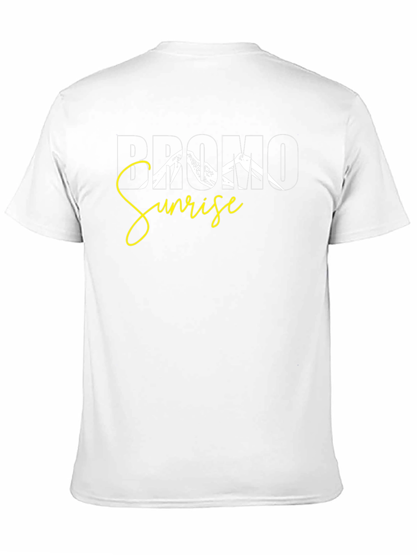 Bromo Sunrise Graphic Tee - Black Cotton T-Shirt
