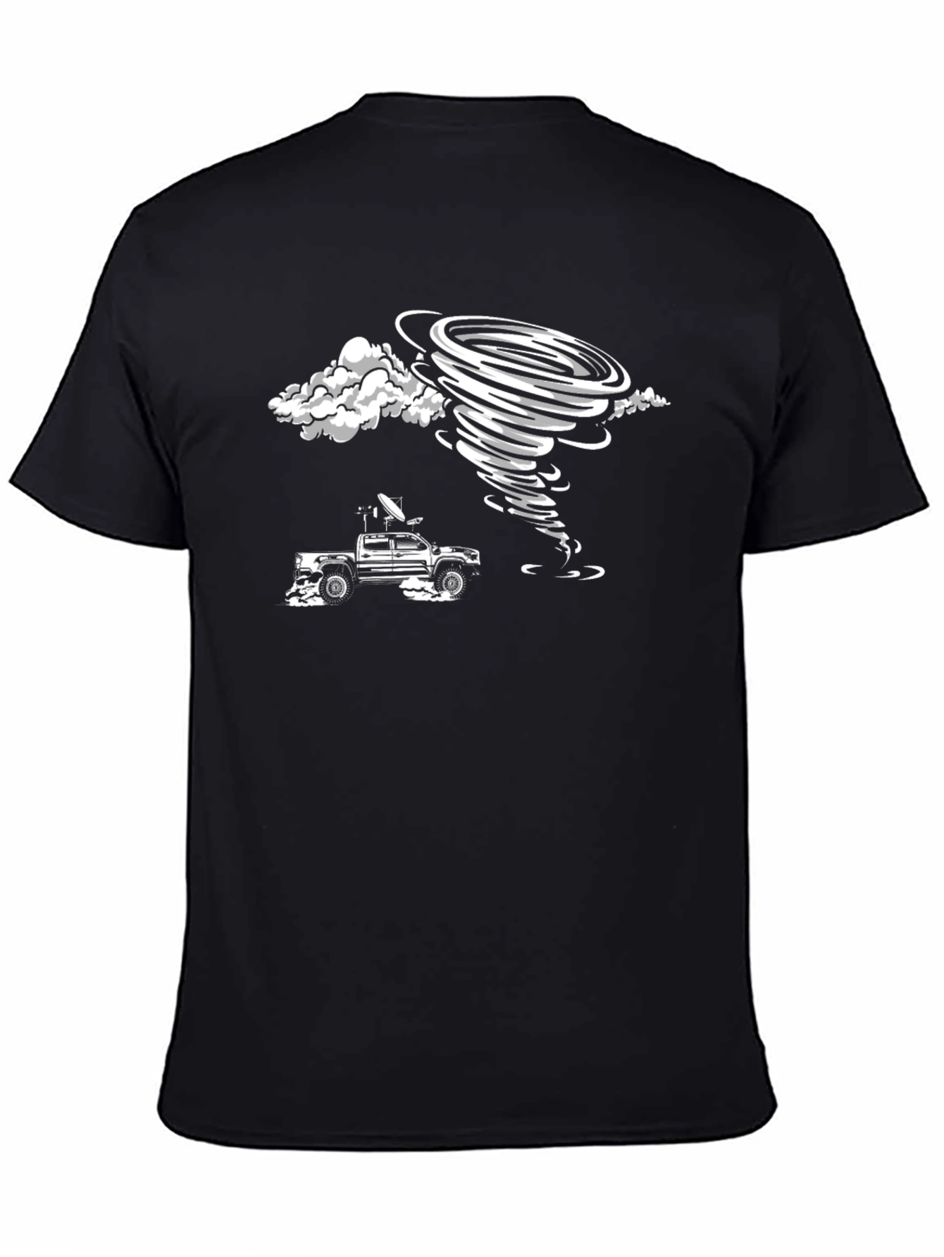 Tornado Chaser Black Graphic T-Shirt