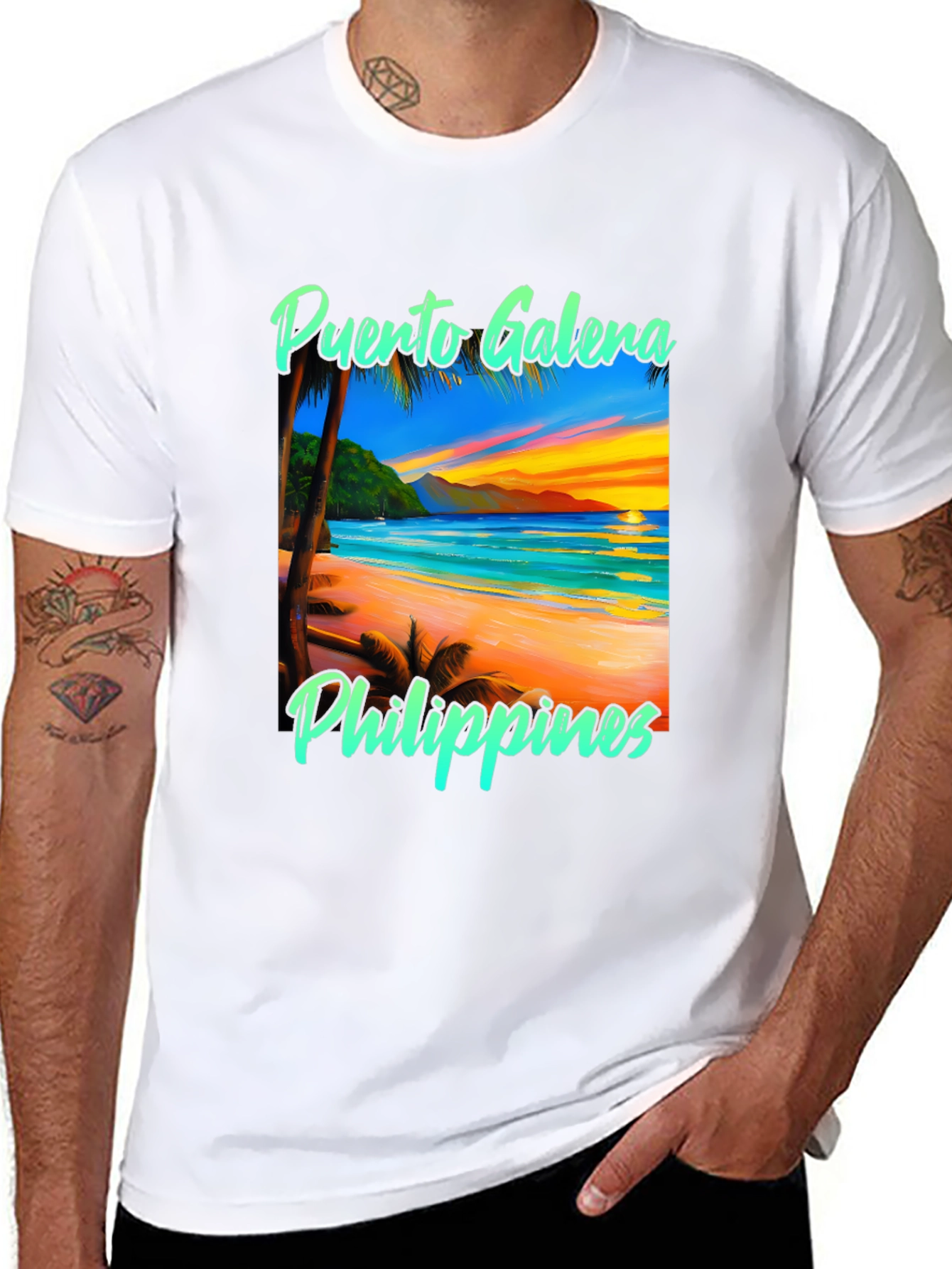Puerto Galera Philippines Beach T-Shirt