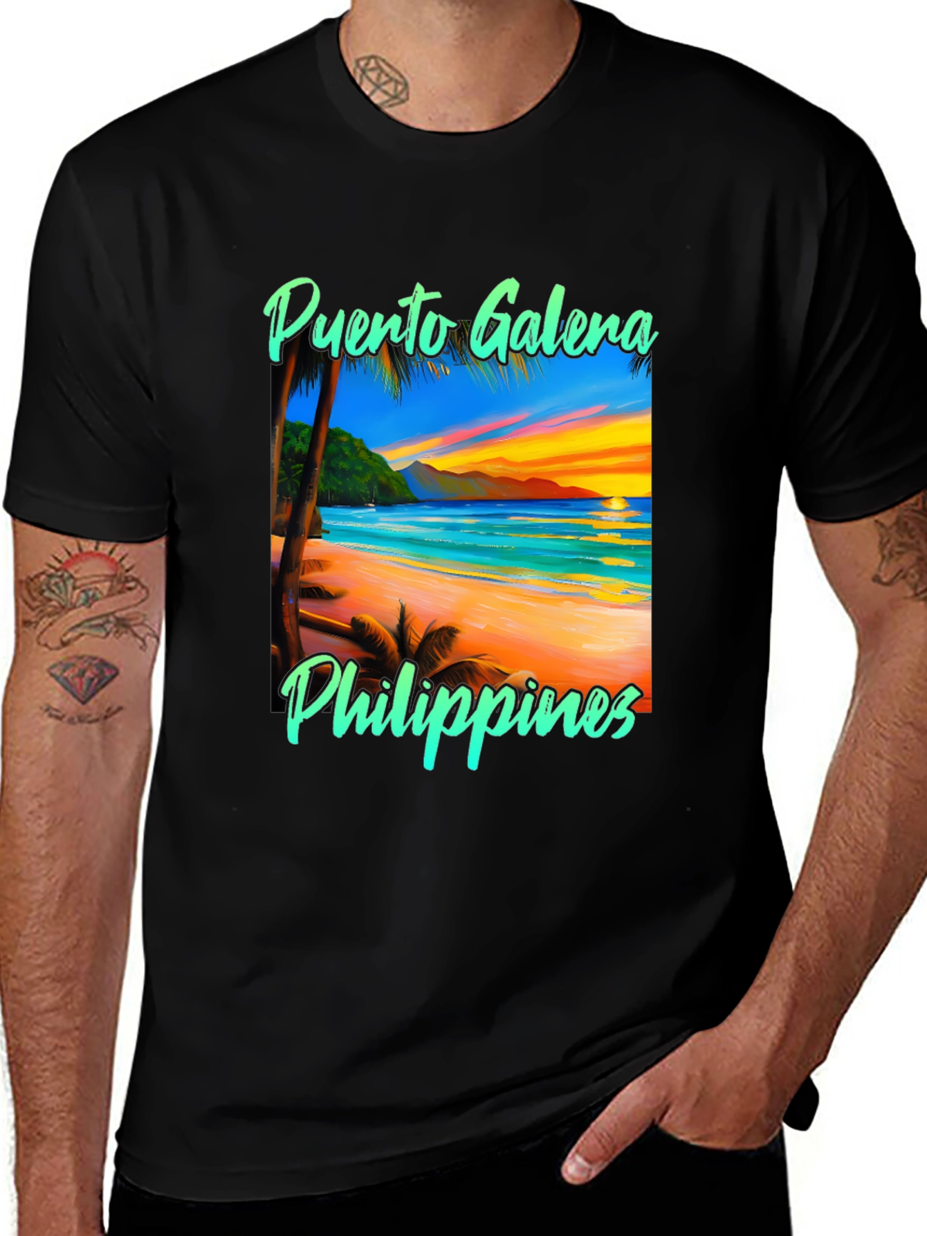 Puerto Galera Philippines Beach T-Shirt