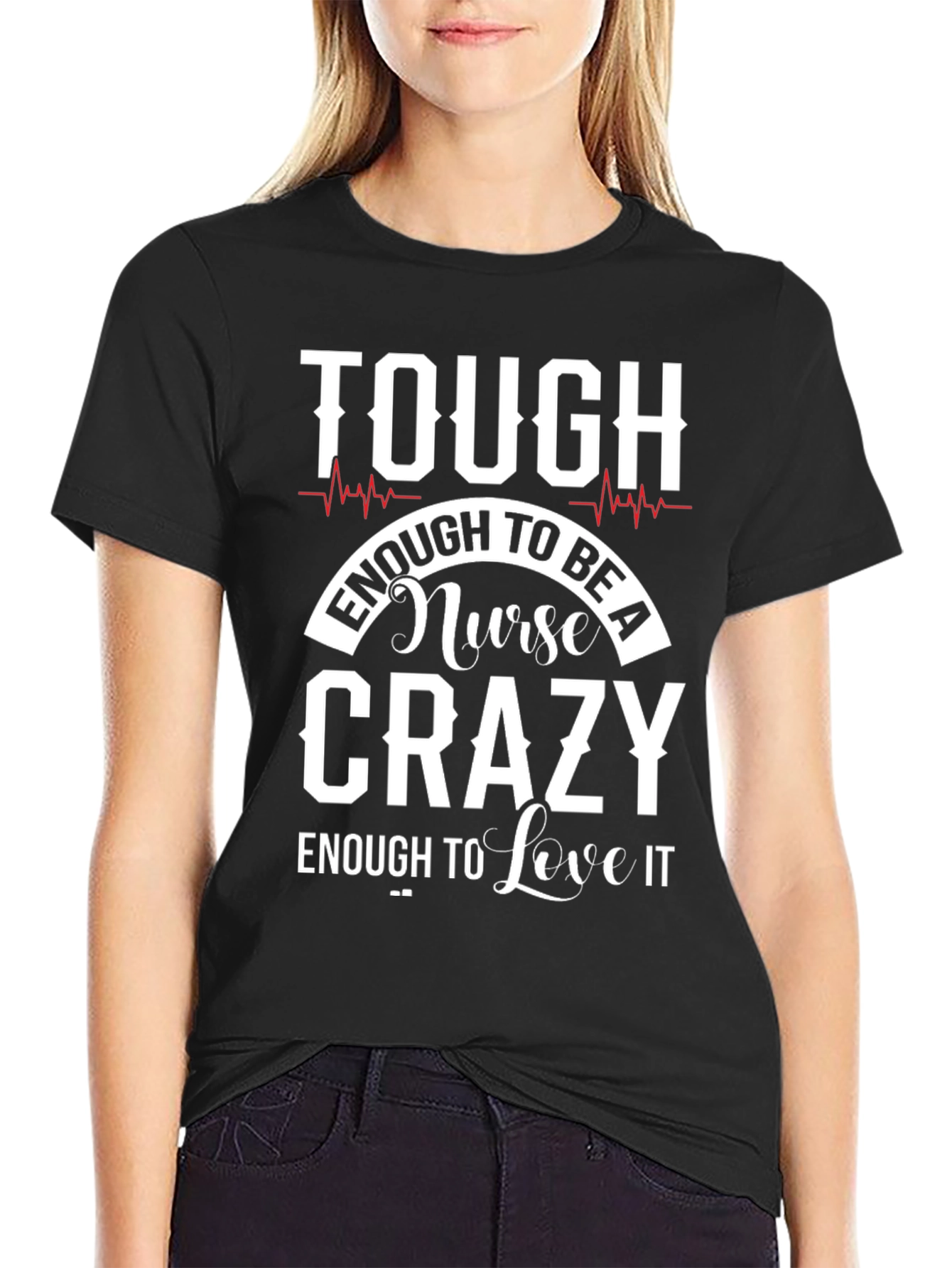 Tough Enough Nurse Graphic Tee