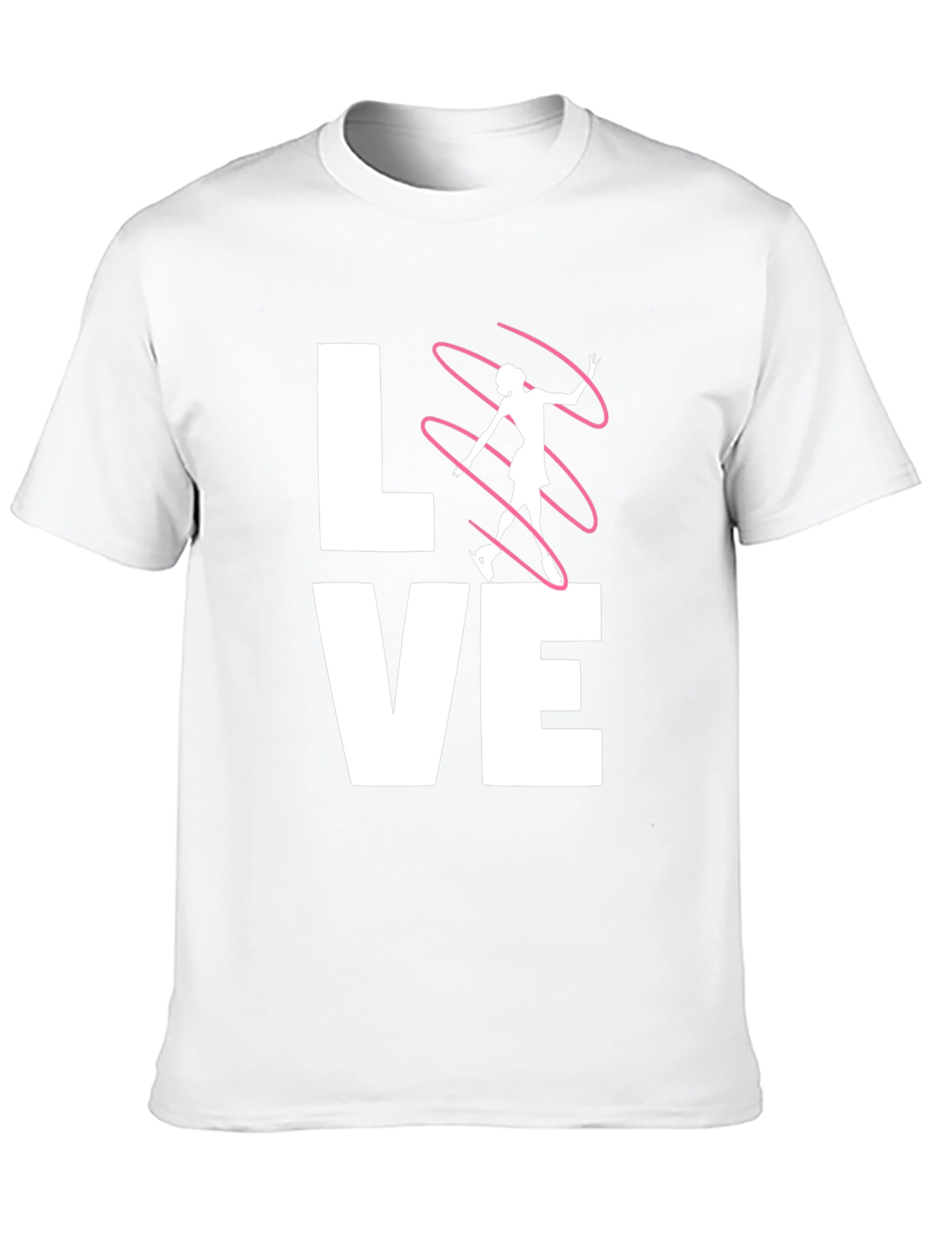 Figure Skating LOVE Graphic Tee - Black