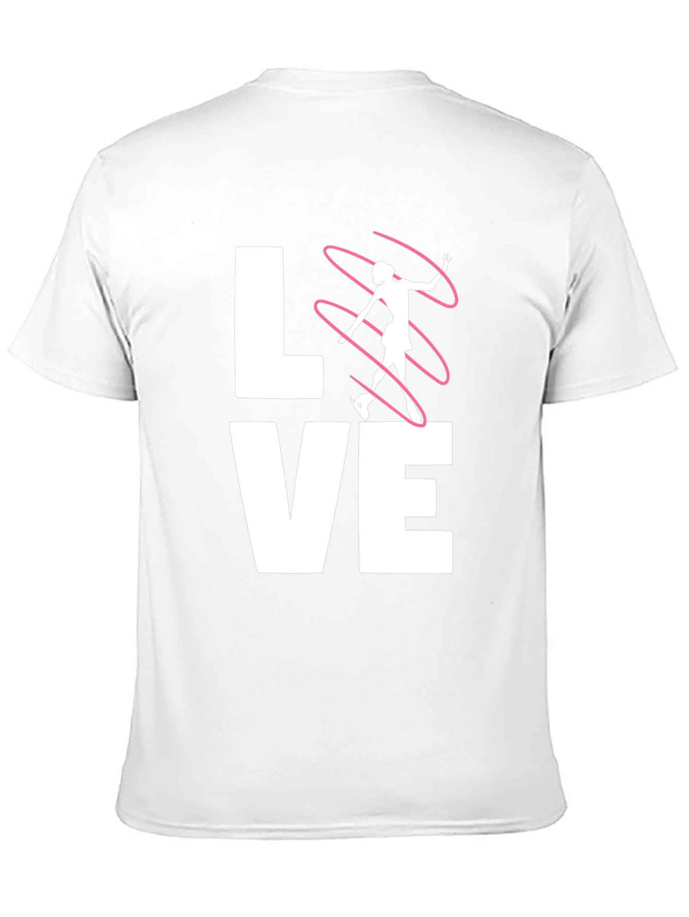 Figure Skating LOVE Graphic Tee - Black