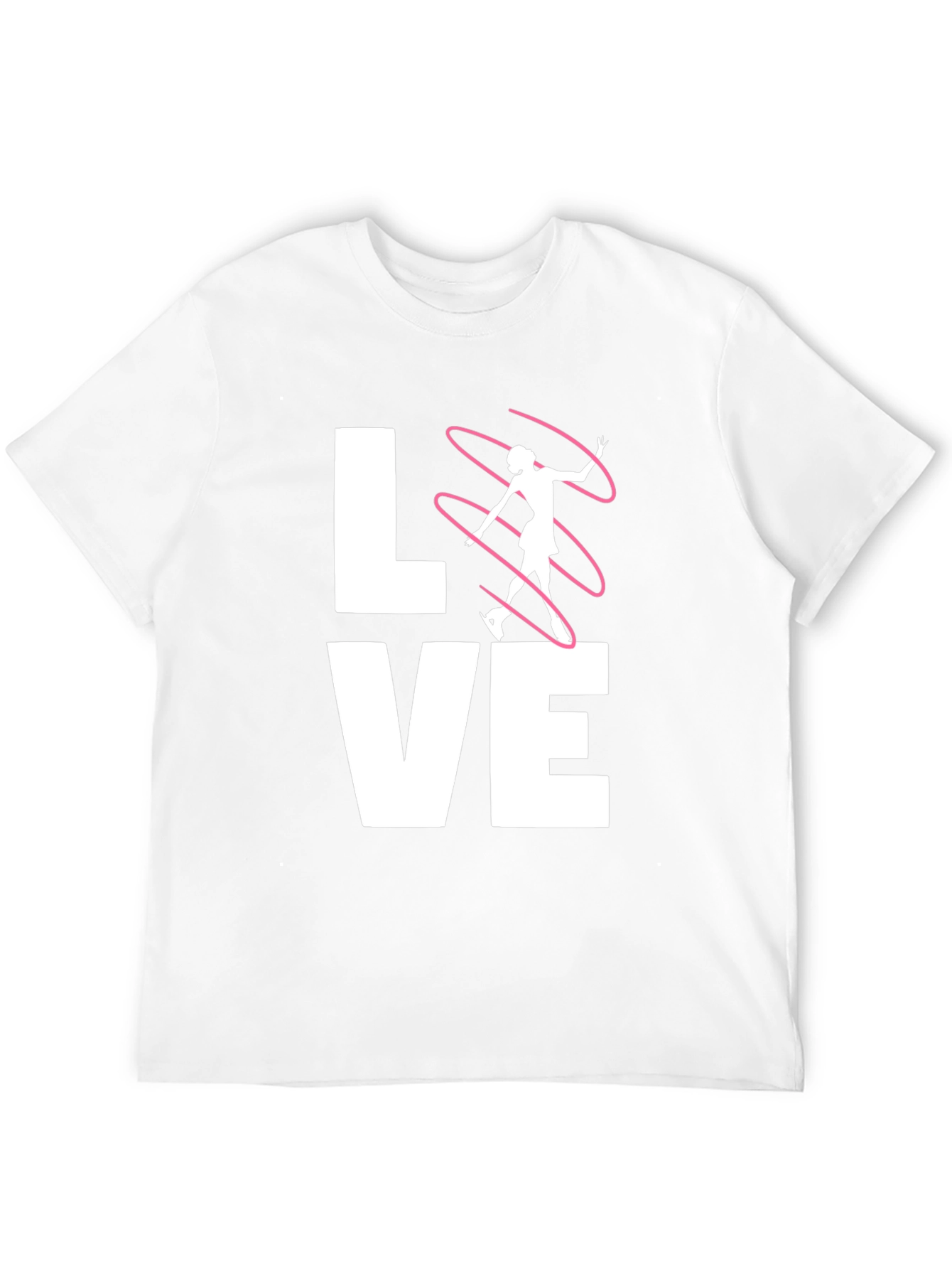 Figure Skating LOVE Graphic Tee - Black