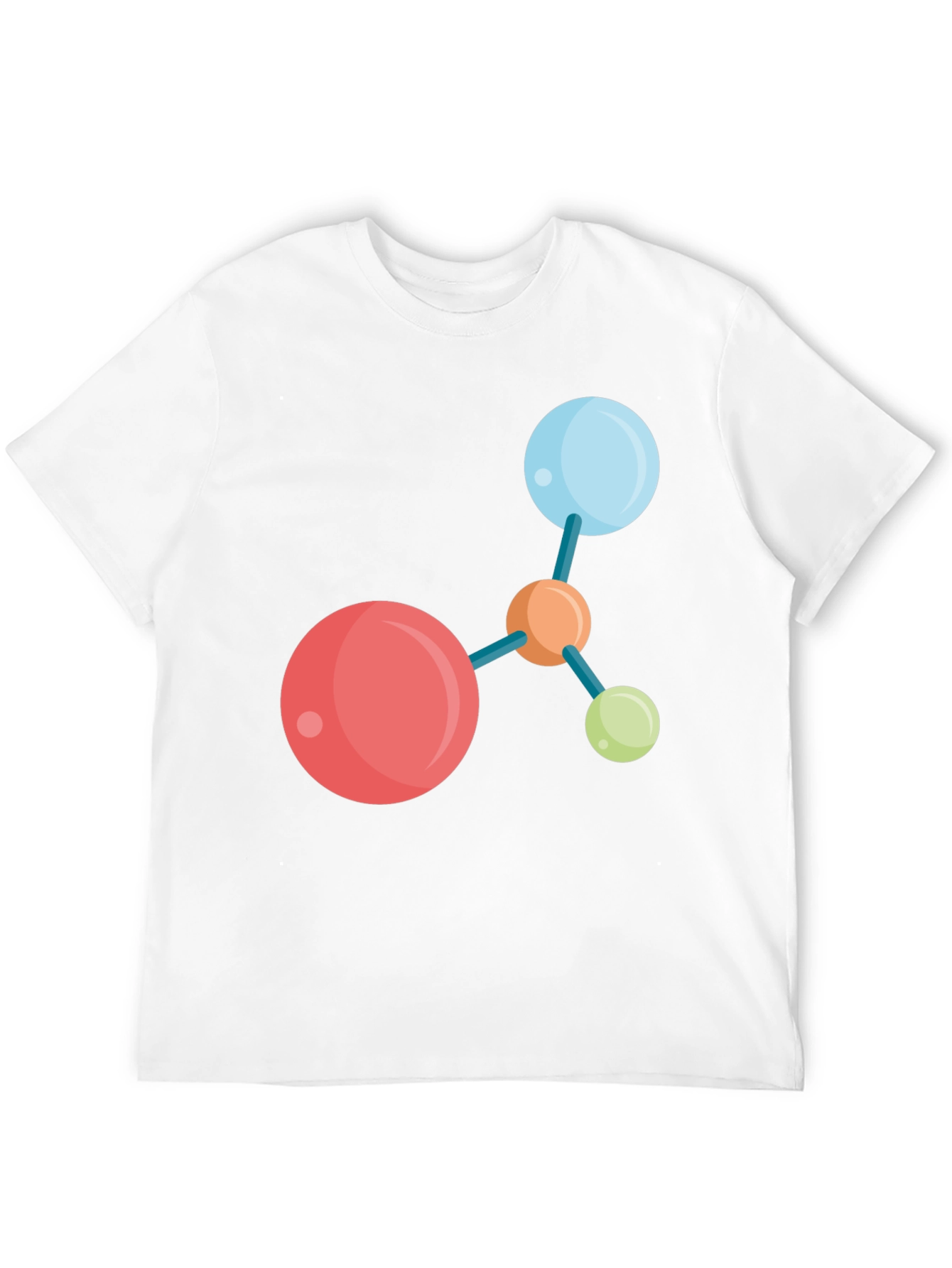 Cool Molecule Graphic Tee - Trendy Science Shirt