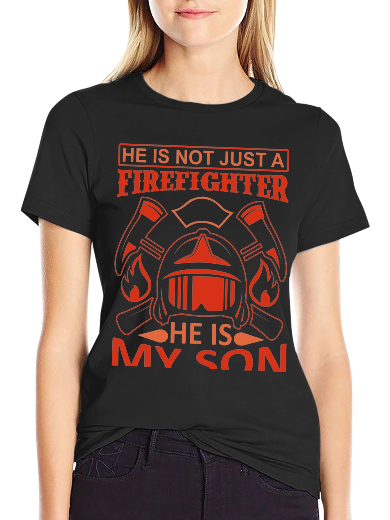 Firefighters Son T-Shirt - Heroic Pride