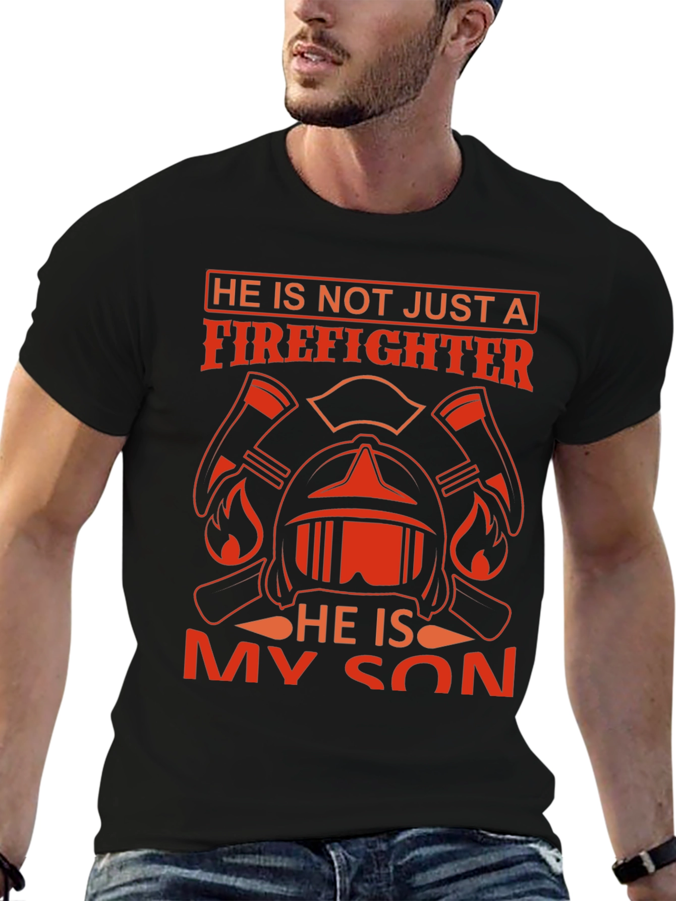 Firefighters Son T-Shirt - Heroic Pride