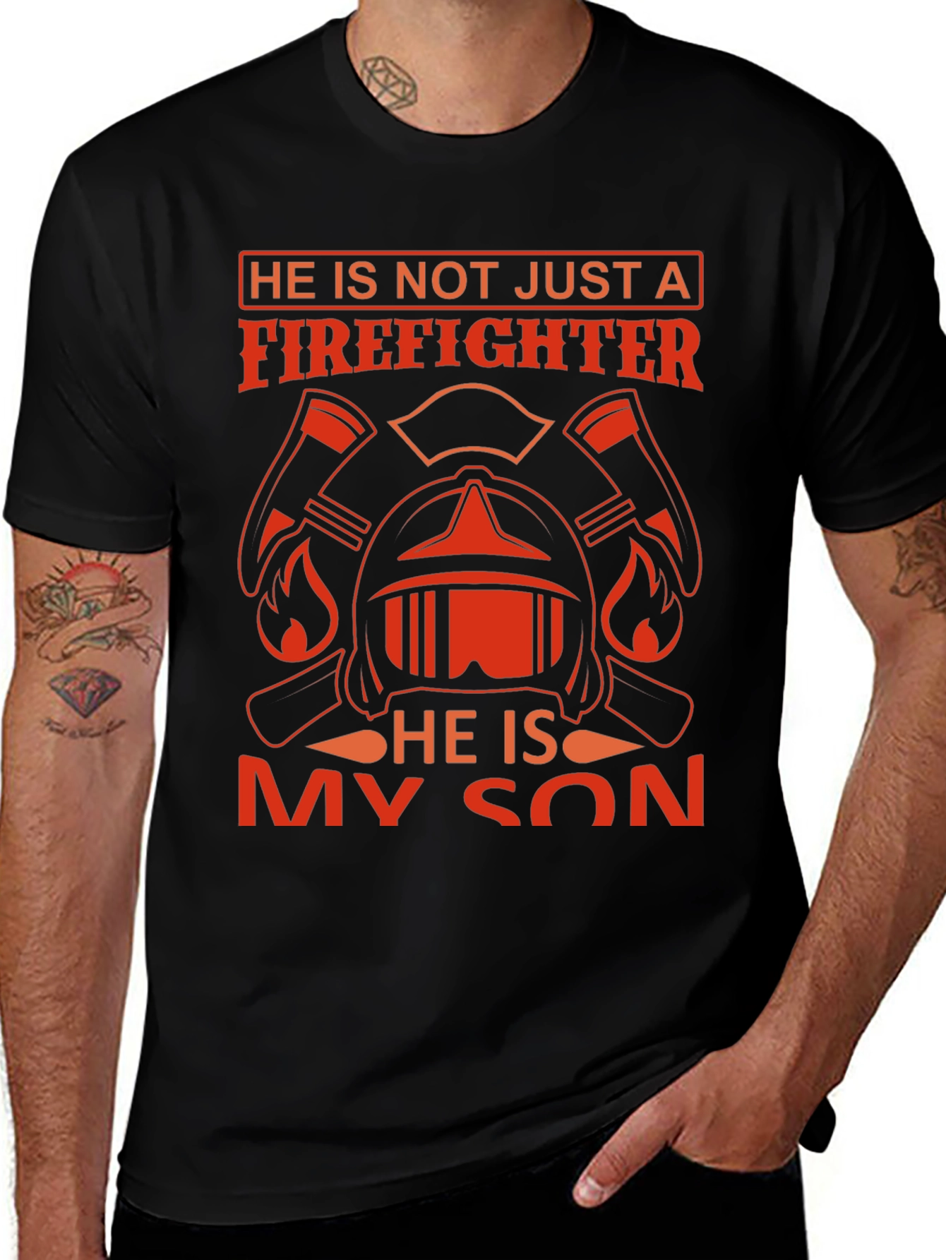 Firefighters Son T-Shirt - Heroic Pride