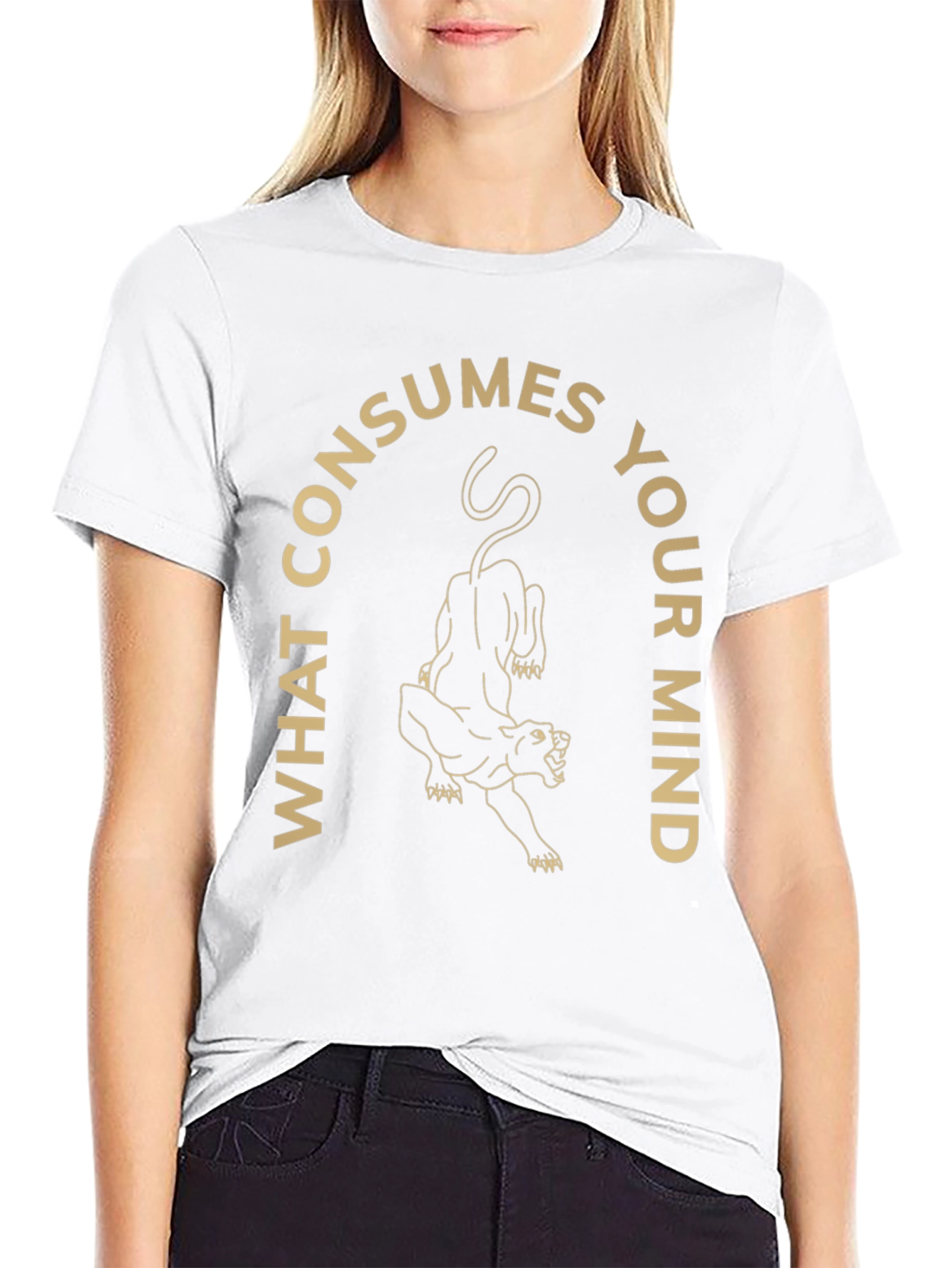 Mind Consuming Panther Graphic T-Shirt