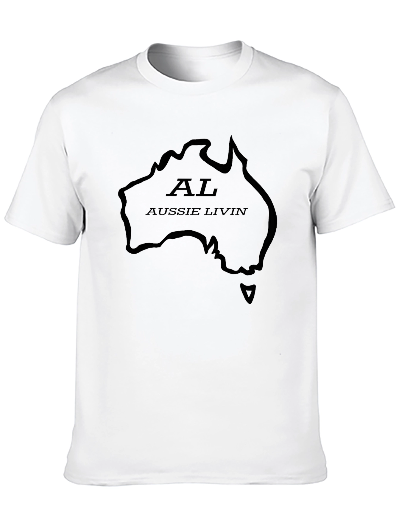 Aussie Livin Black T-Shirt