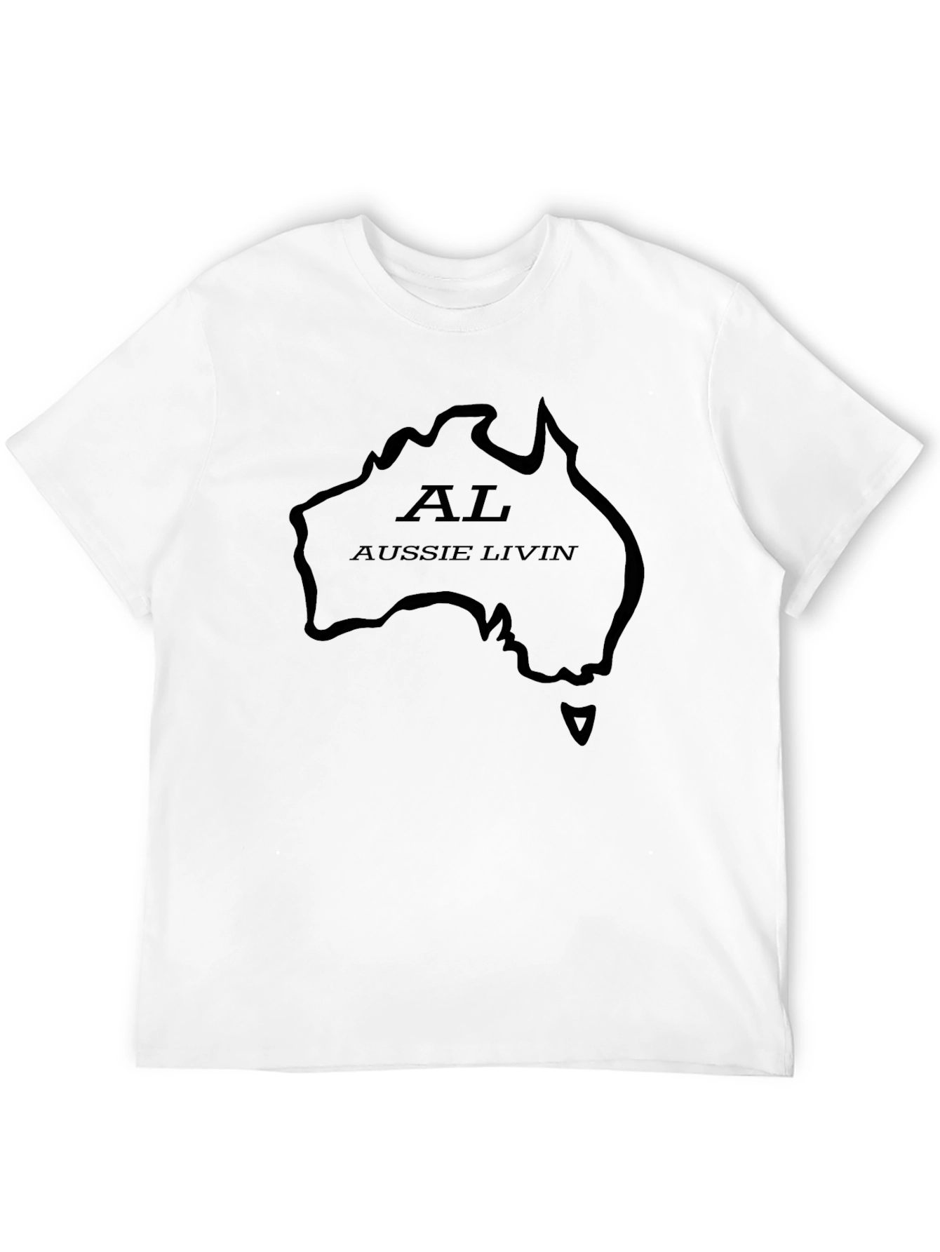 Aussie Livin Black T-Shirt