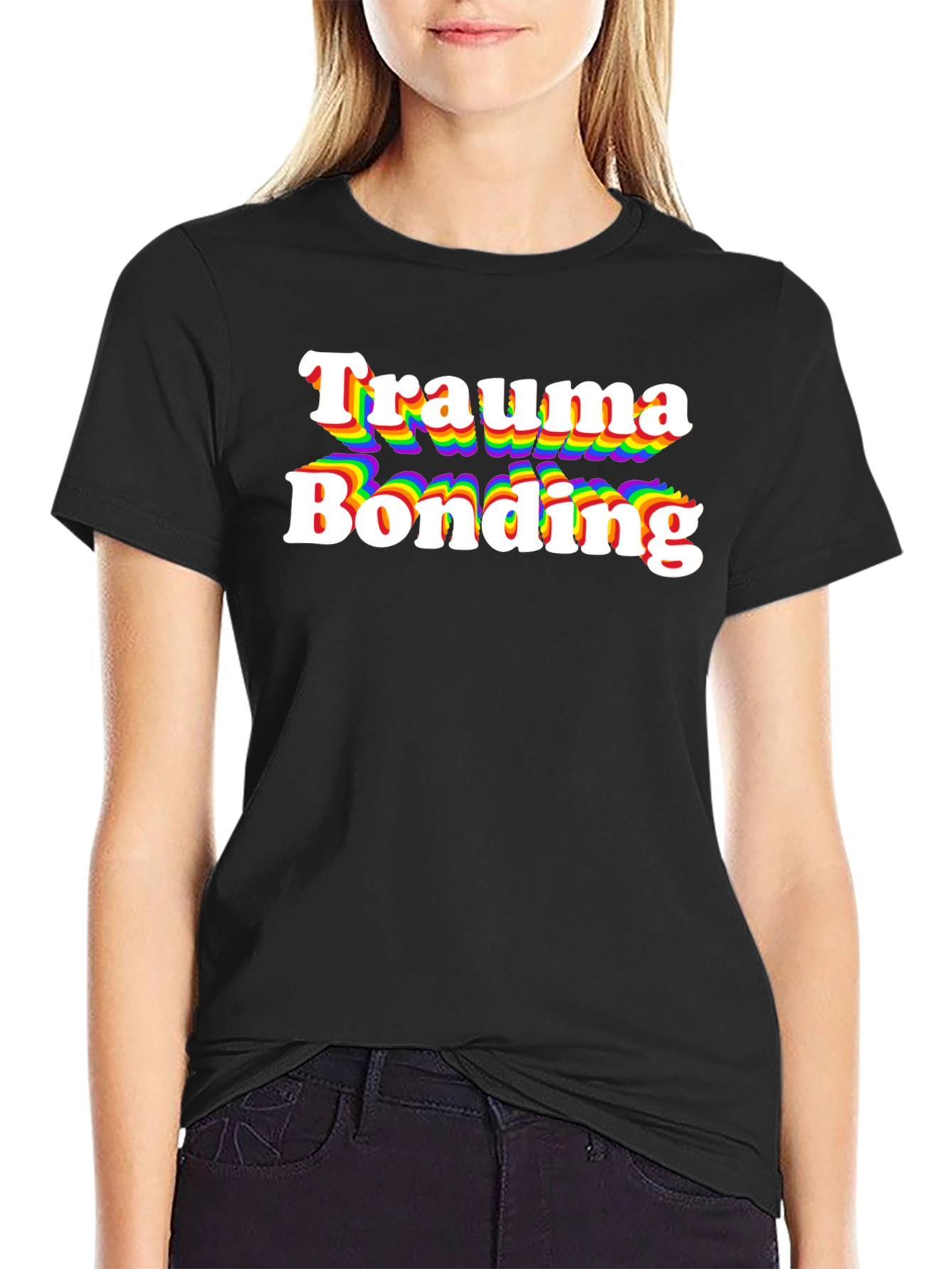Trauma Bonding Rainbow T-Shirt