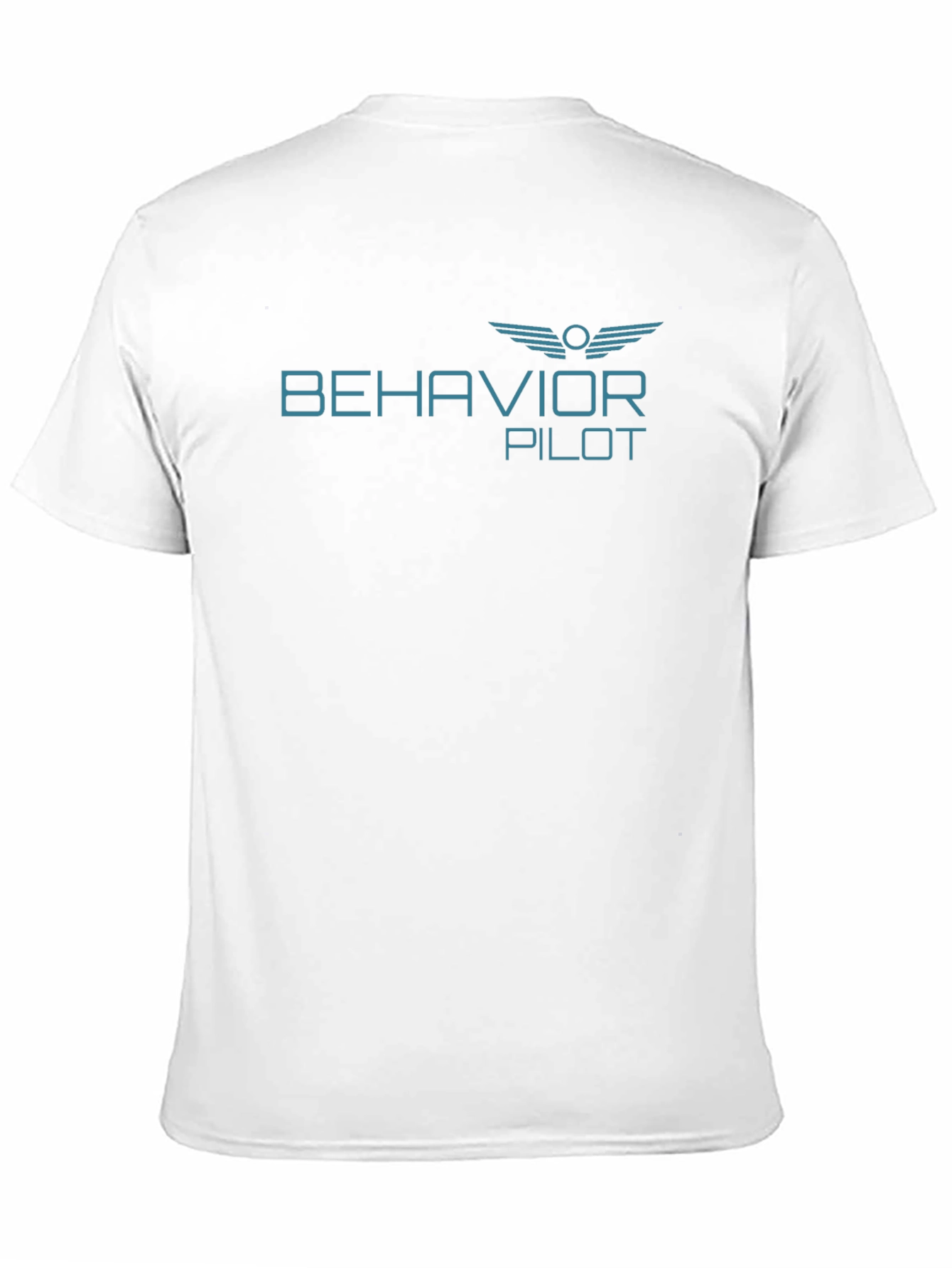 Behavior Pilot Graphic Tee - Soft Black Cotton