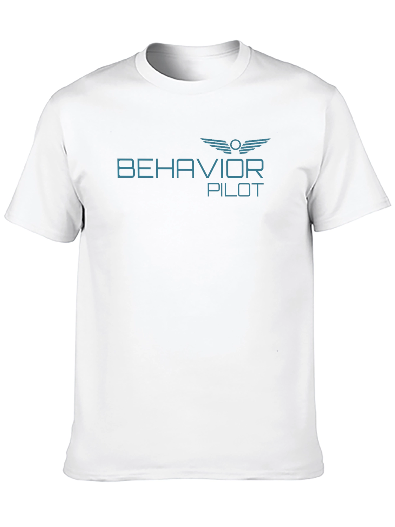 Behavior Pilot Graphic Tee - Soft Black Cotton