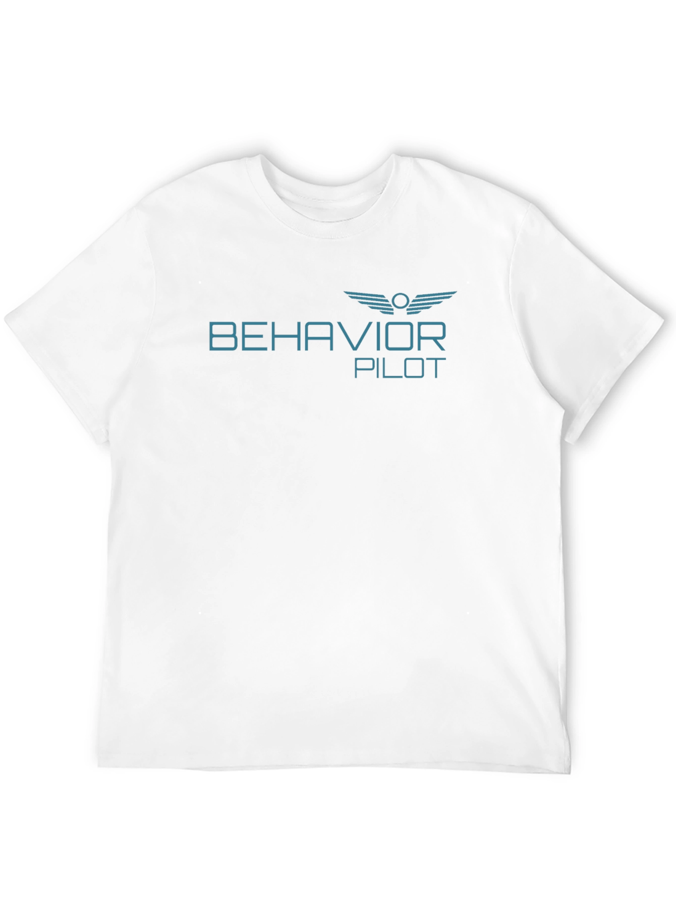 Behavior Pilot Graphic Tee - Soft Black Cotton