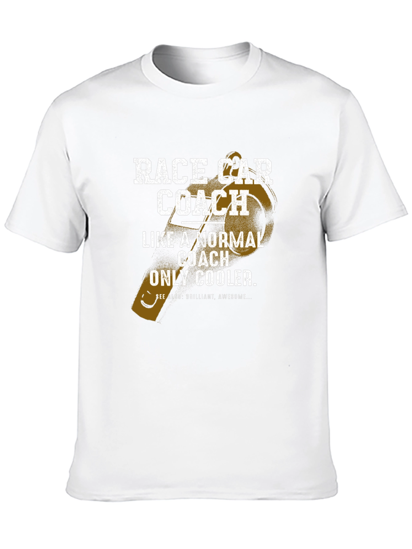 Race Car Coach T-Shirt - Cool Coach Apparel