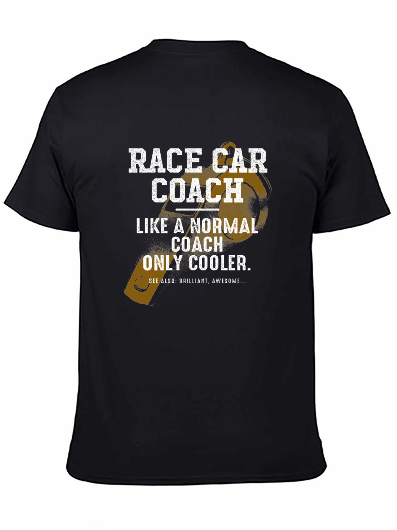 Race Car Coach T-Shirt - Cool Coach Apparel