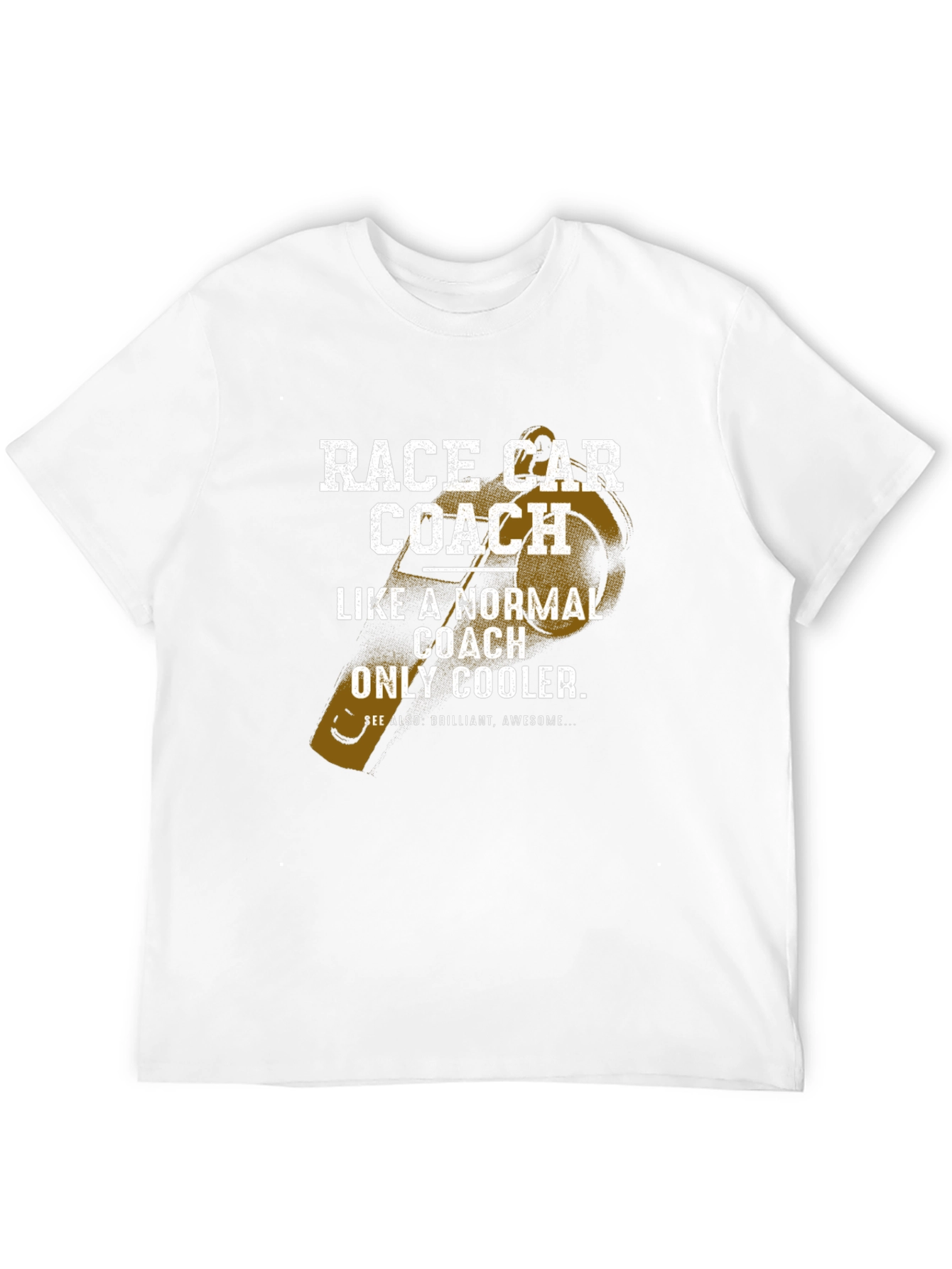 Race Car Coach T-Shirt - Cool Coach Apparel