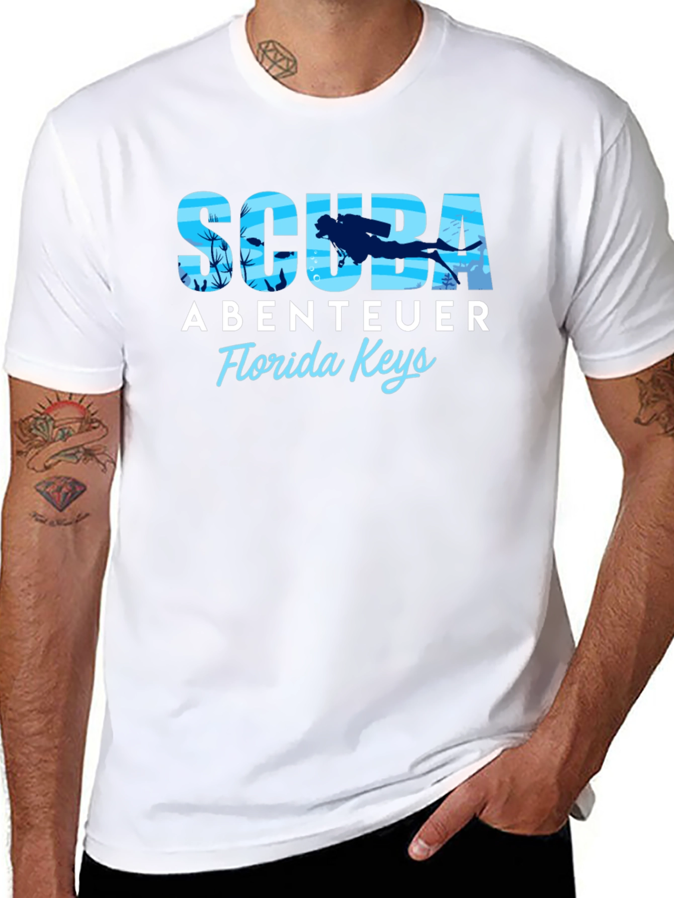Scuba Abenteuer Florida Keys Graphic T-Shirt