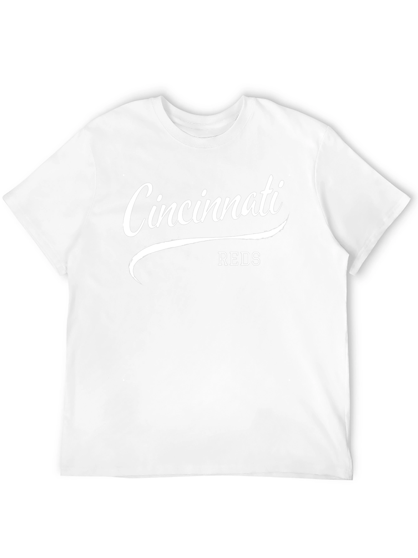 Cincinnati Reds Script T-Shirt - Black