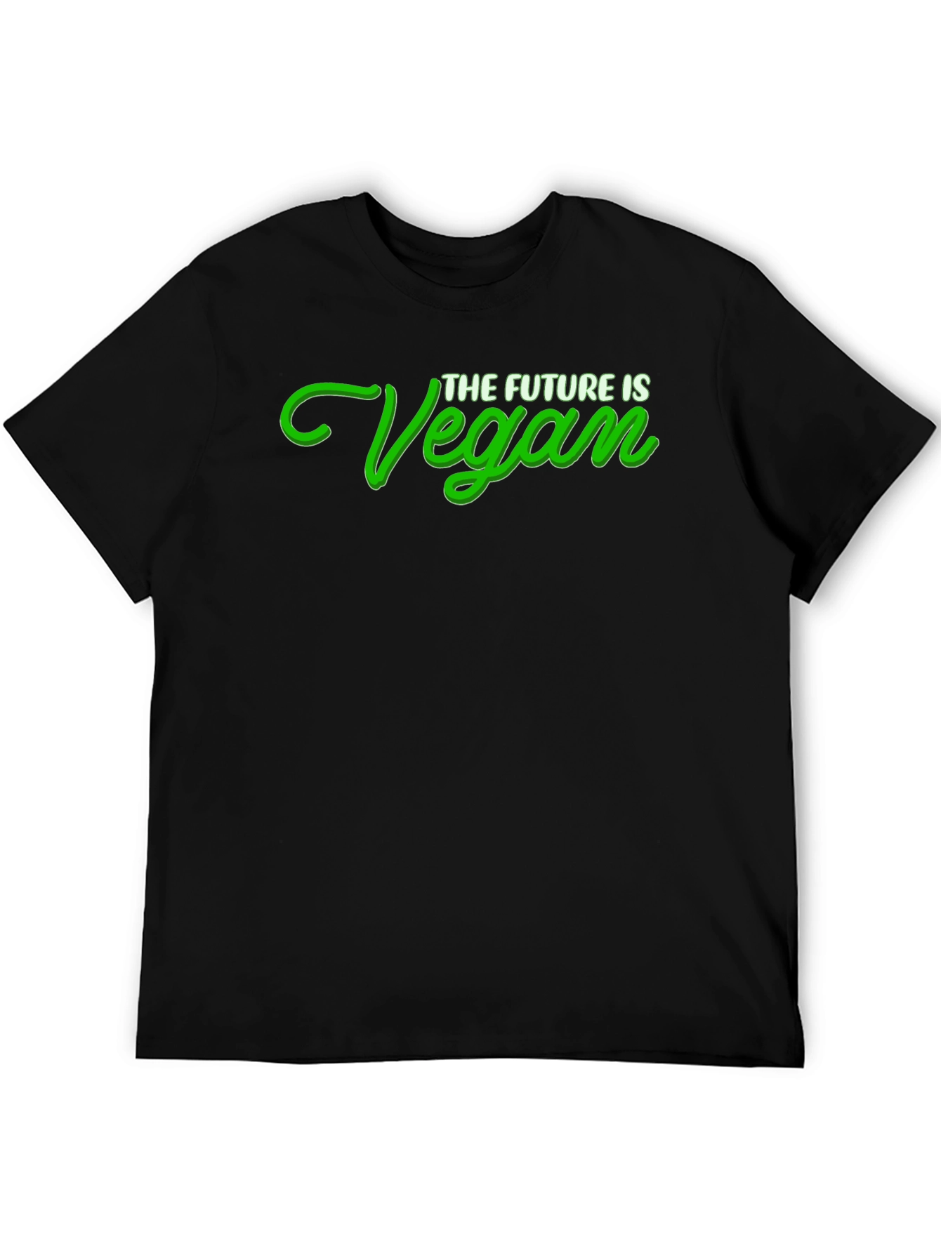 The Future is Vegan Graphic Tee - Black