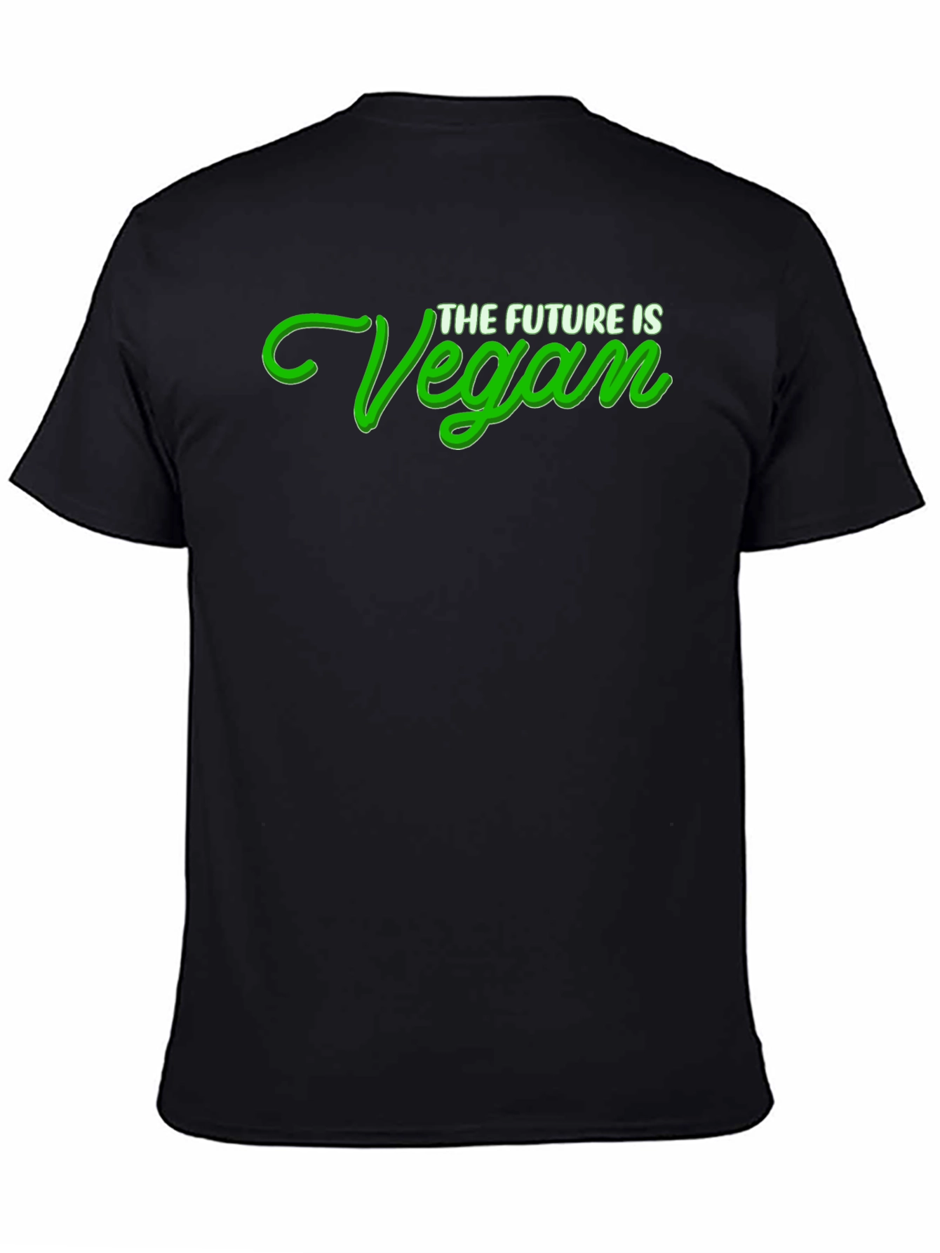 The Future is Vegan Graphic Tee - Black