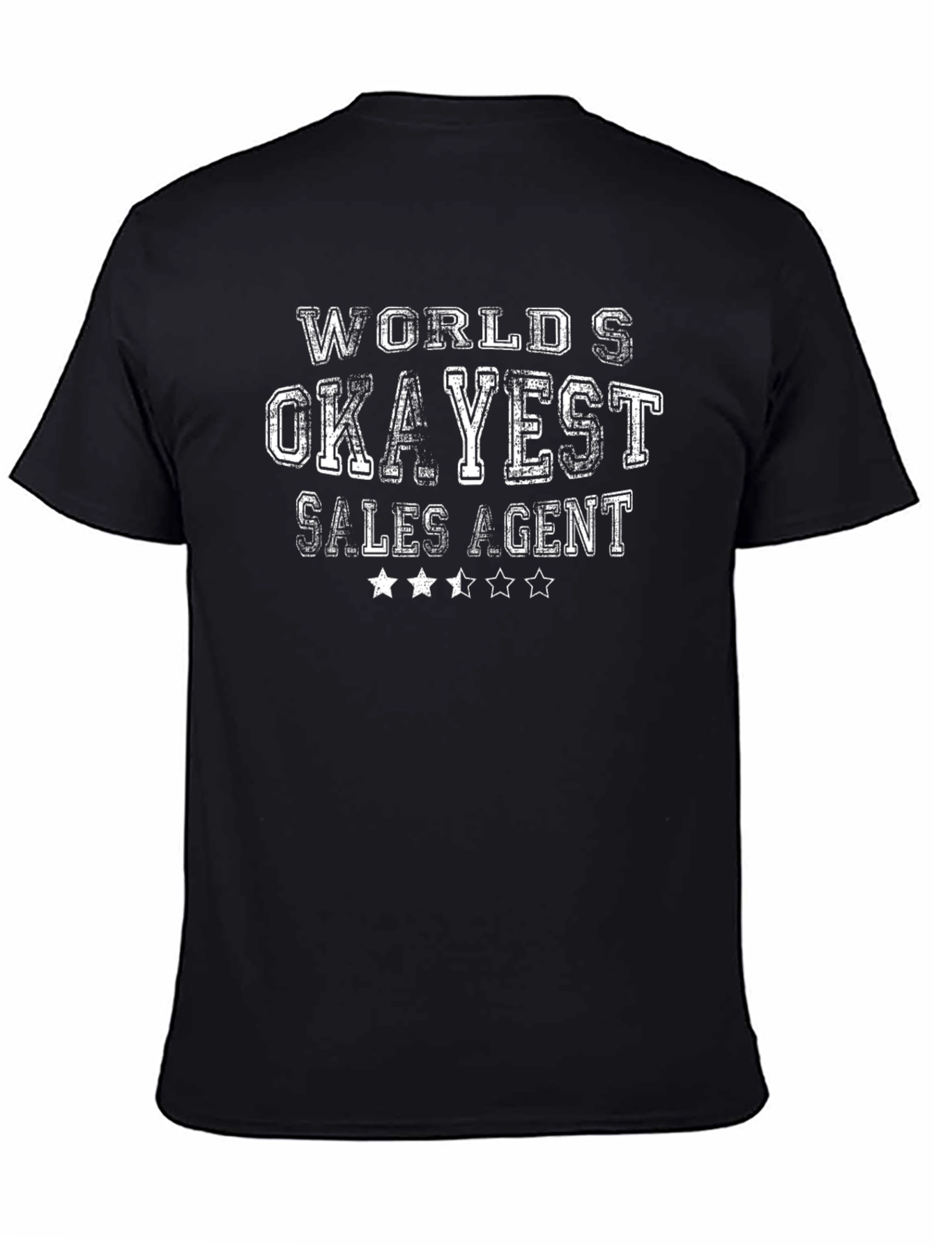 Worlds Okayest Sales Agent Funny T-Shirt