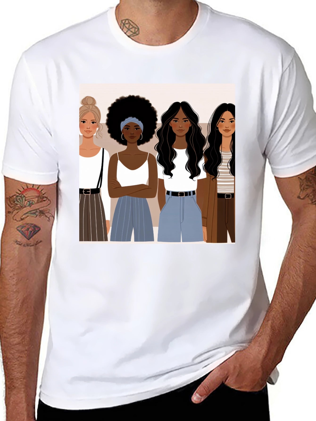 Feminist Empowerment Tee - Stylish Women Graphic Print