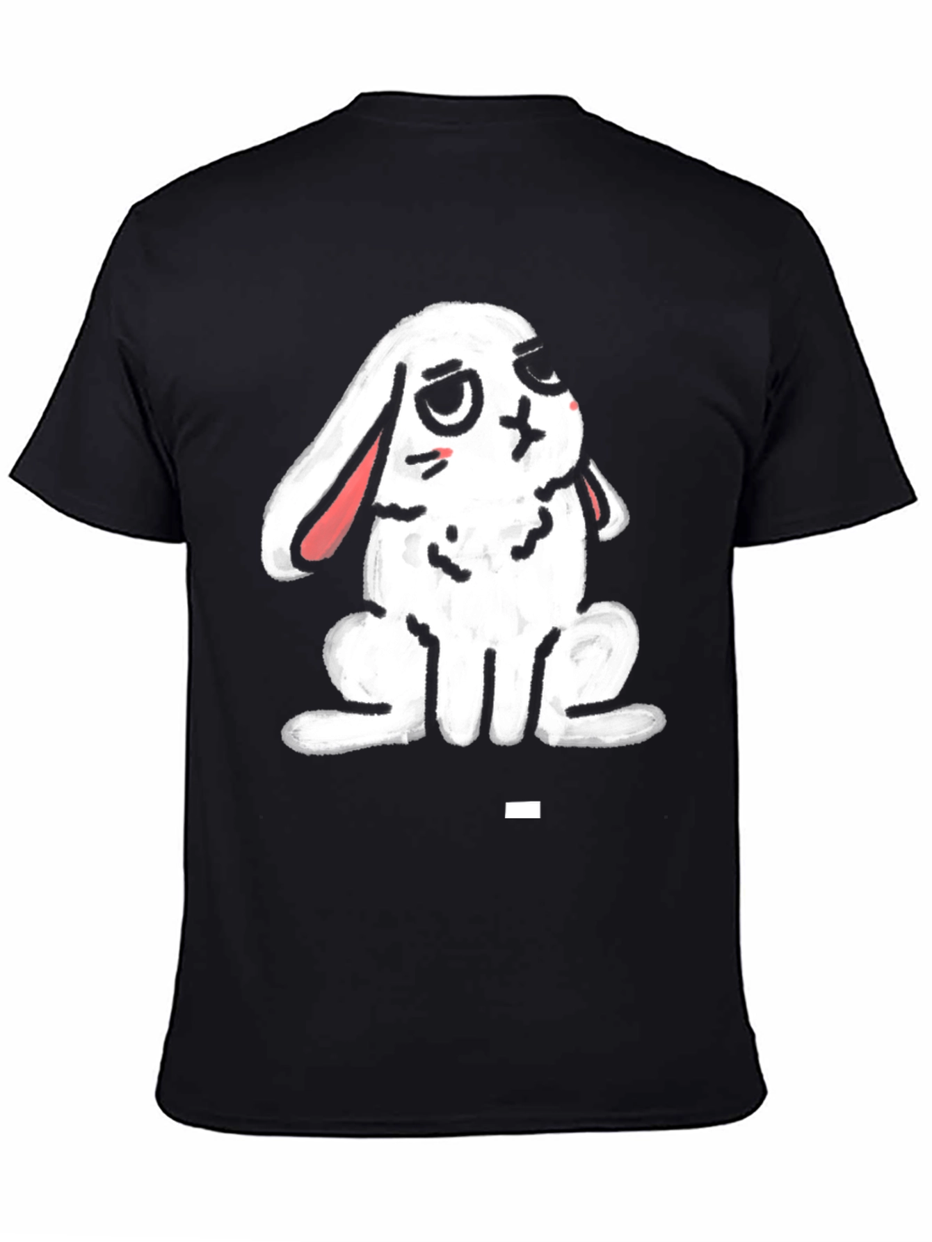 Sad Bunny Graphic Tee - Unisex Black T-Shirt