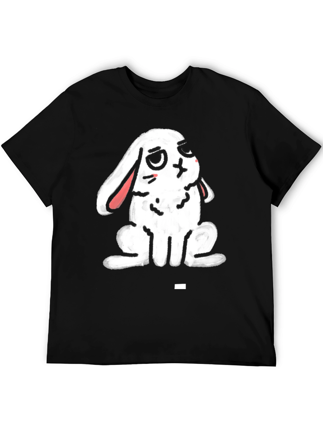 Sad Bunny Graphic Tee - Unisex Black T-Shirt