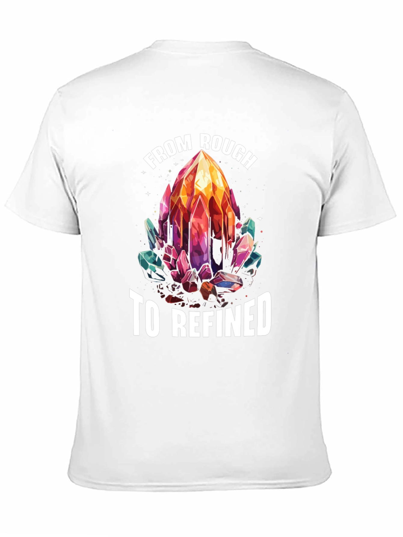 From Rough to Refined Crystal Graphic Tee