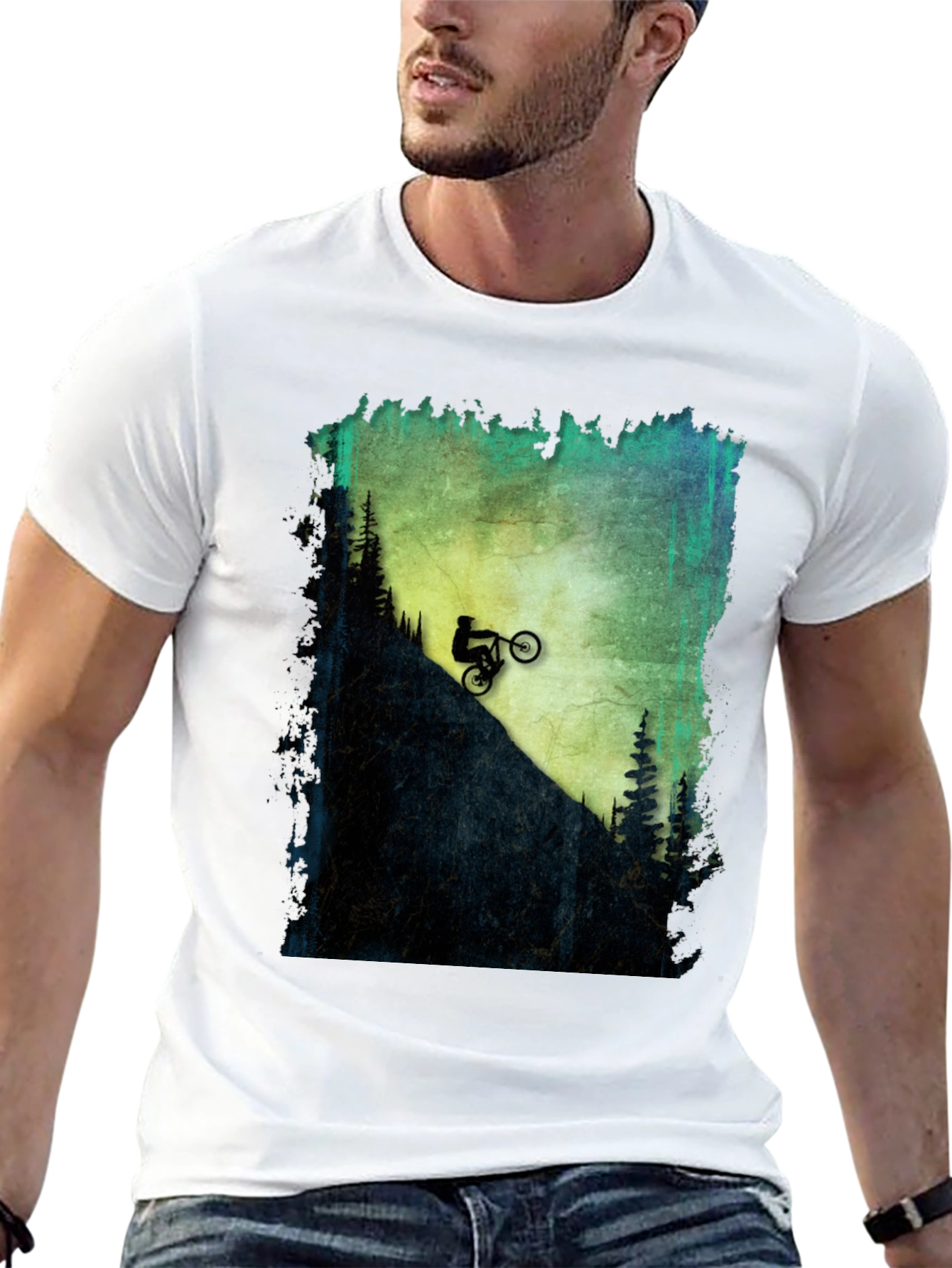 Mountain Biker Graphic T-Shirt
