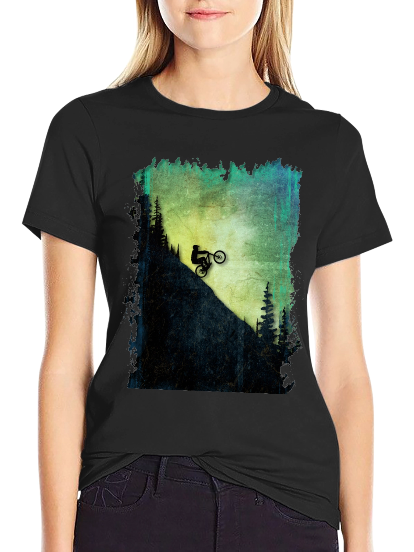 Mountain Biker Graphic T-Shirt
