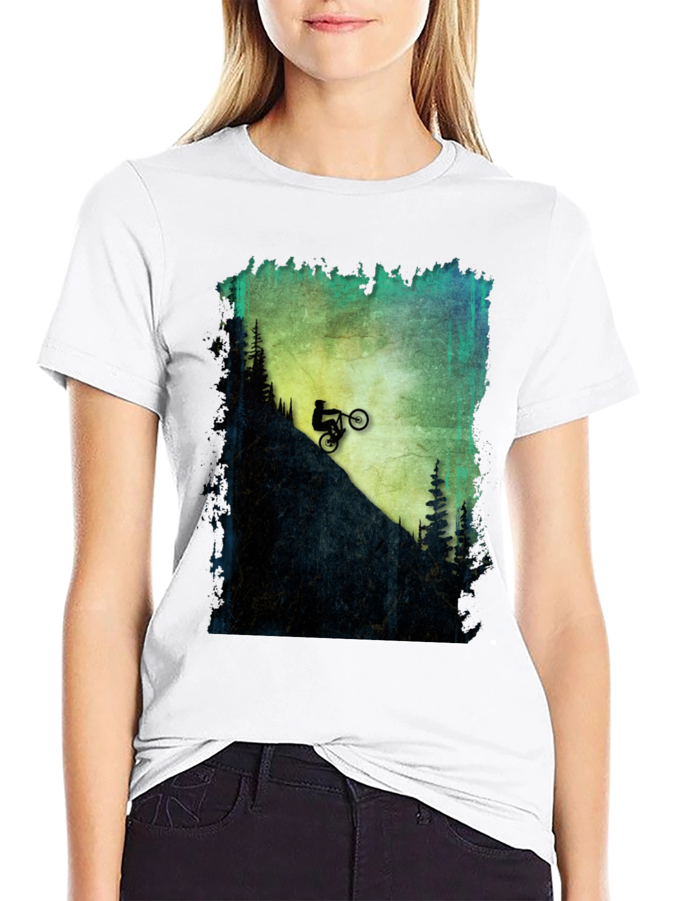 Mountain Biker Graphic T-Shirt